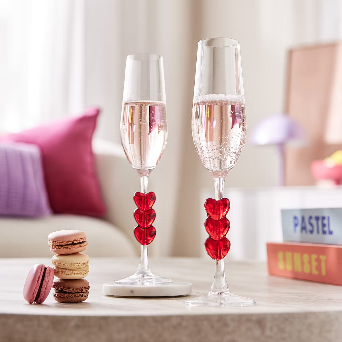 aufbewahrung sektgläser LOVEBIRDS Sektglas 2er-Set