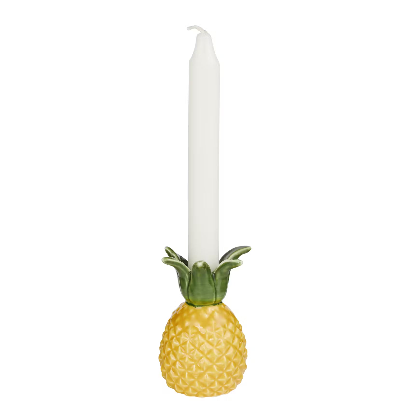 PINA COLADA Kerzenhalter  - Dolomit - Gelb