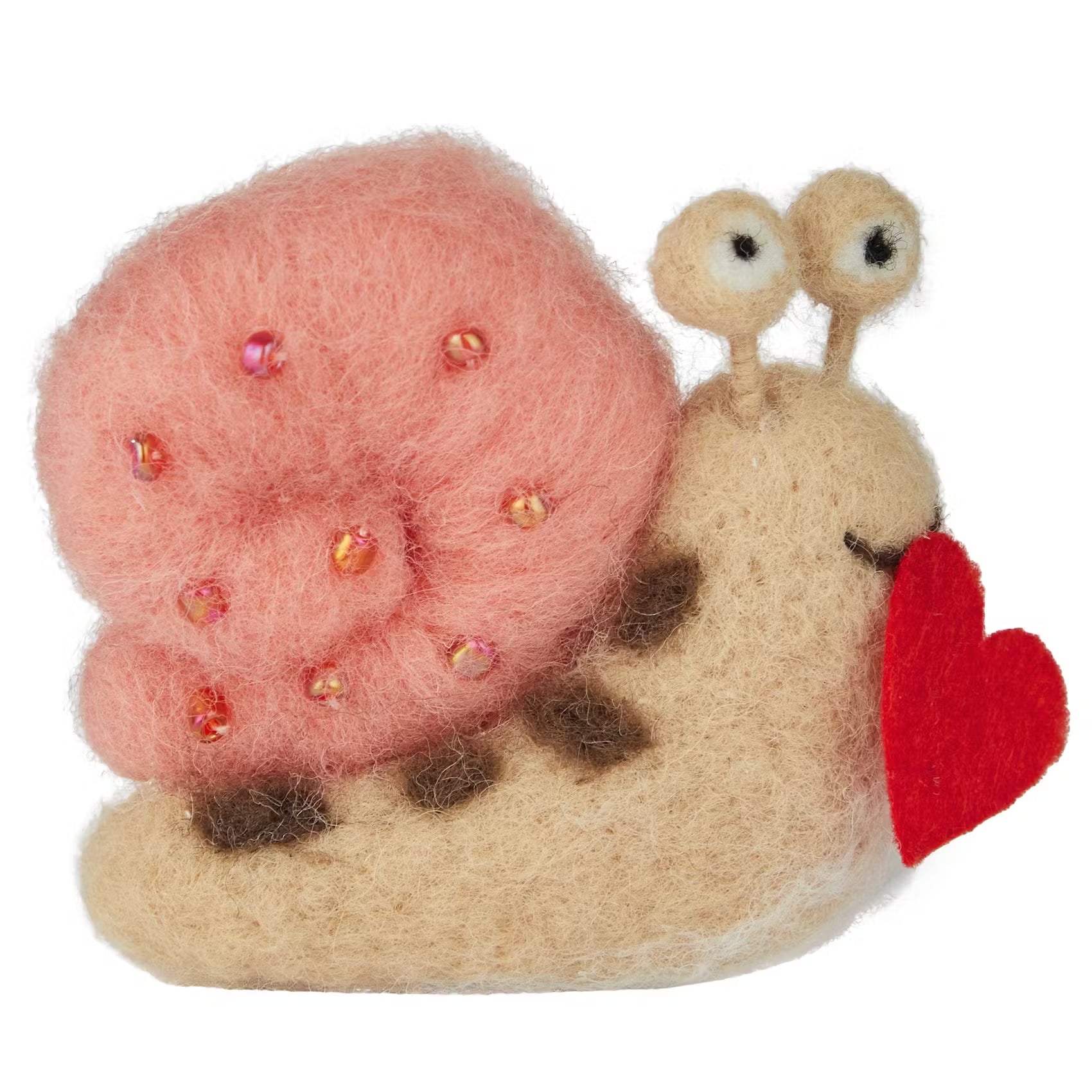 FUNKY FRIENDS Deko-Schnecke - Filz (Wolle) - Rosa