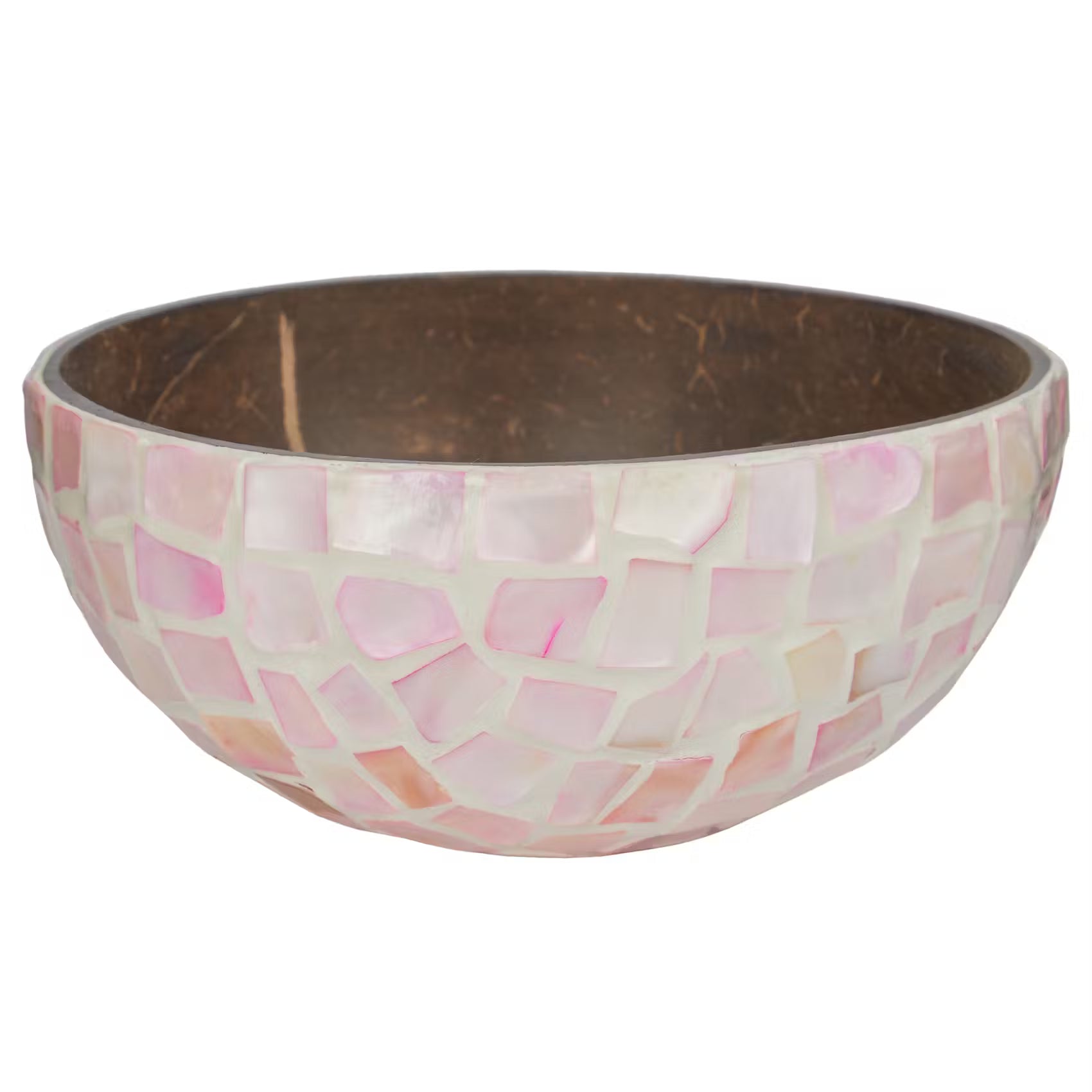 COCONUT Kokosnussschale Mosaik - Kokosnuss - Rosa