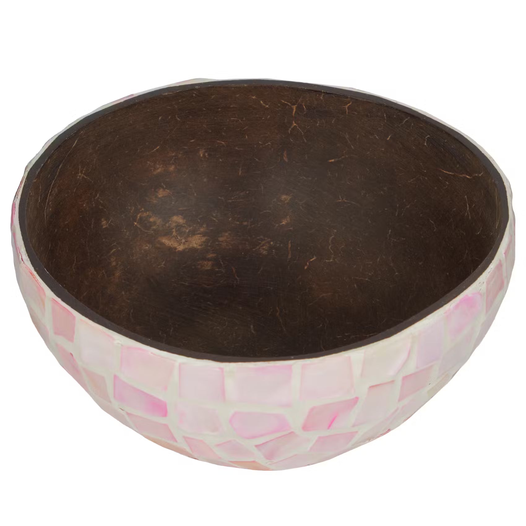 COCONUT Kokosnussschale Mosaik - Kokosnuss - Rosa