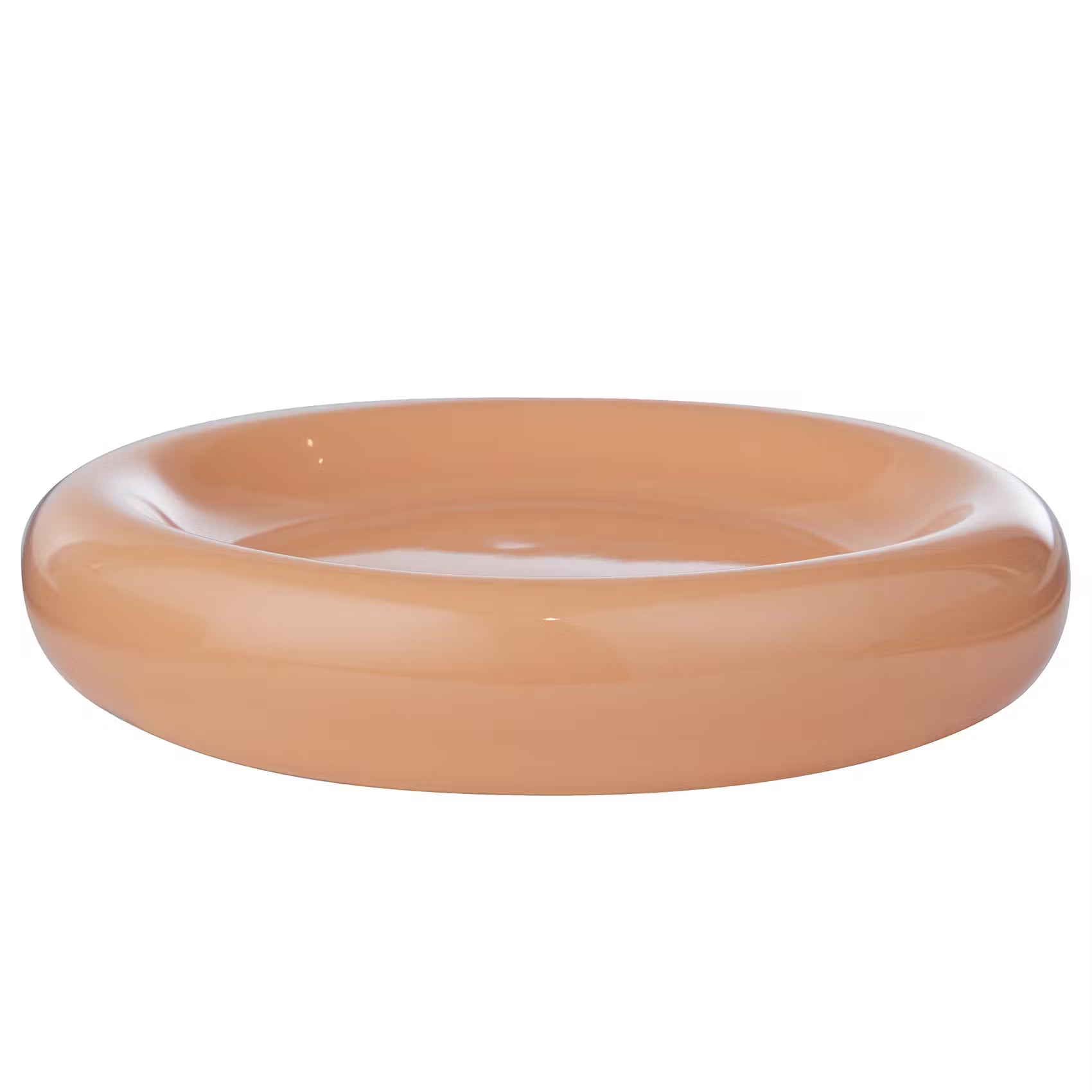 CHUNKY Untertasse 6er-Set - Steinzeug - Hellorange - Orange