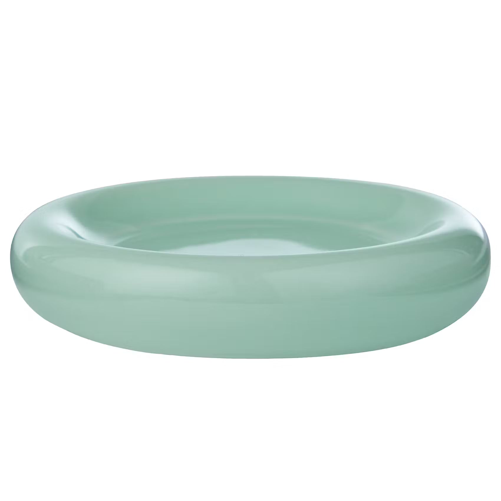 CHUNKY Untertasse 6er-Set - Steinzeug - Hellgrün - Mint