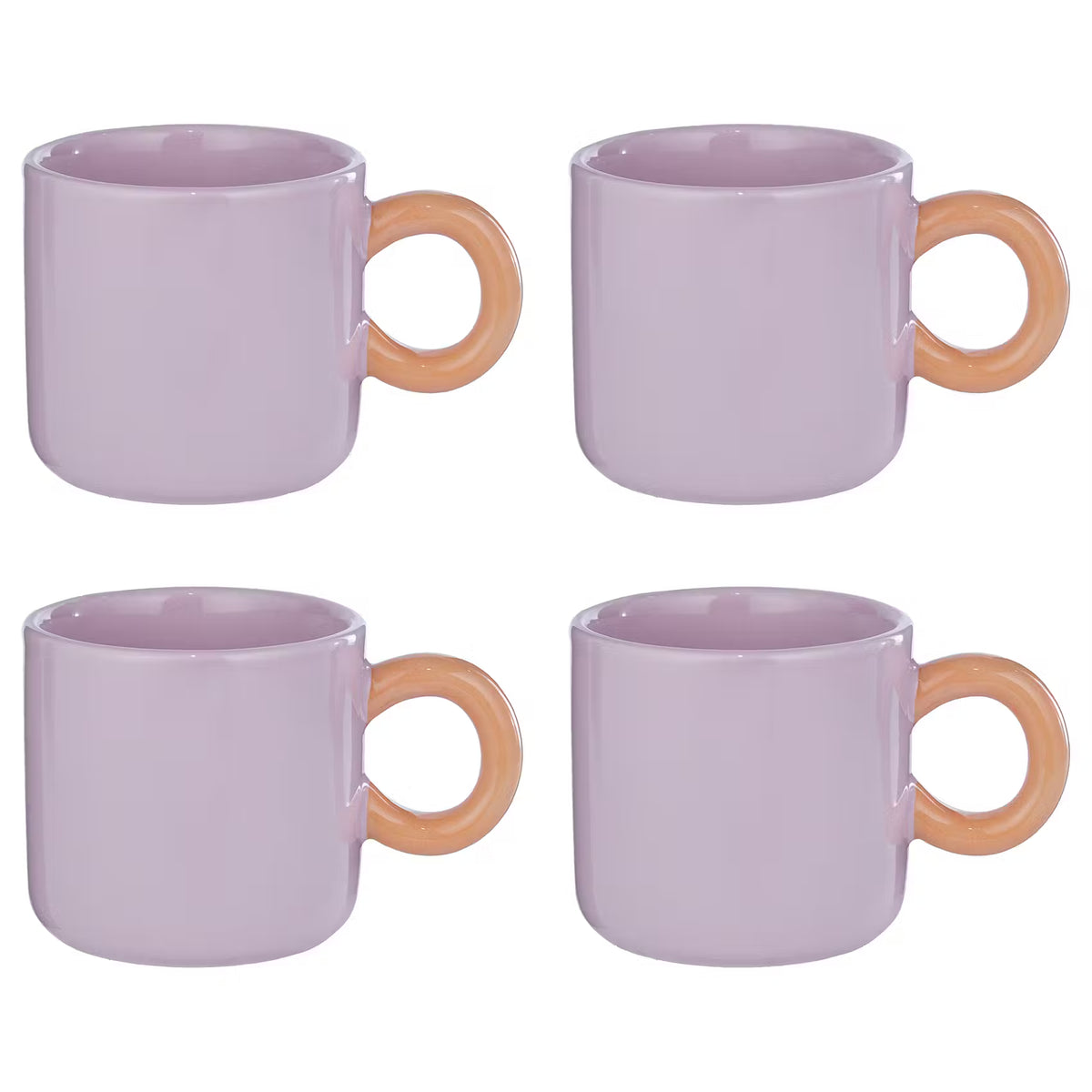Tasse CHUNKY 4er-Set – Kompakter Genuss mit Stil – BUTLERS