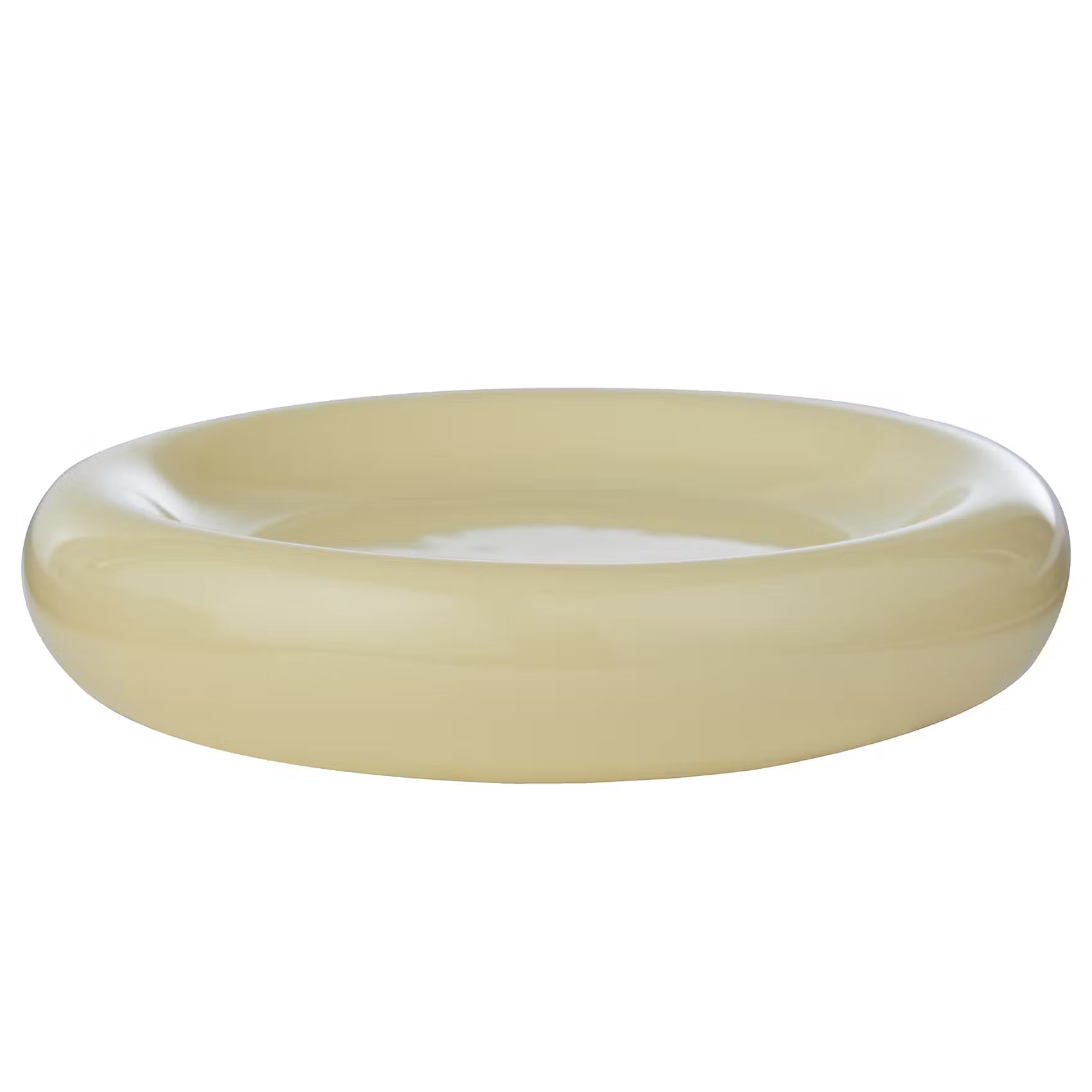 CHUNKY Untertasse 6er-Set - Steinzeug - Pastellgelb - Pastellgelb