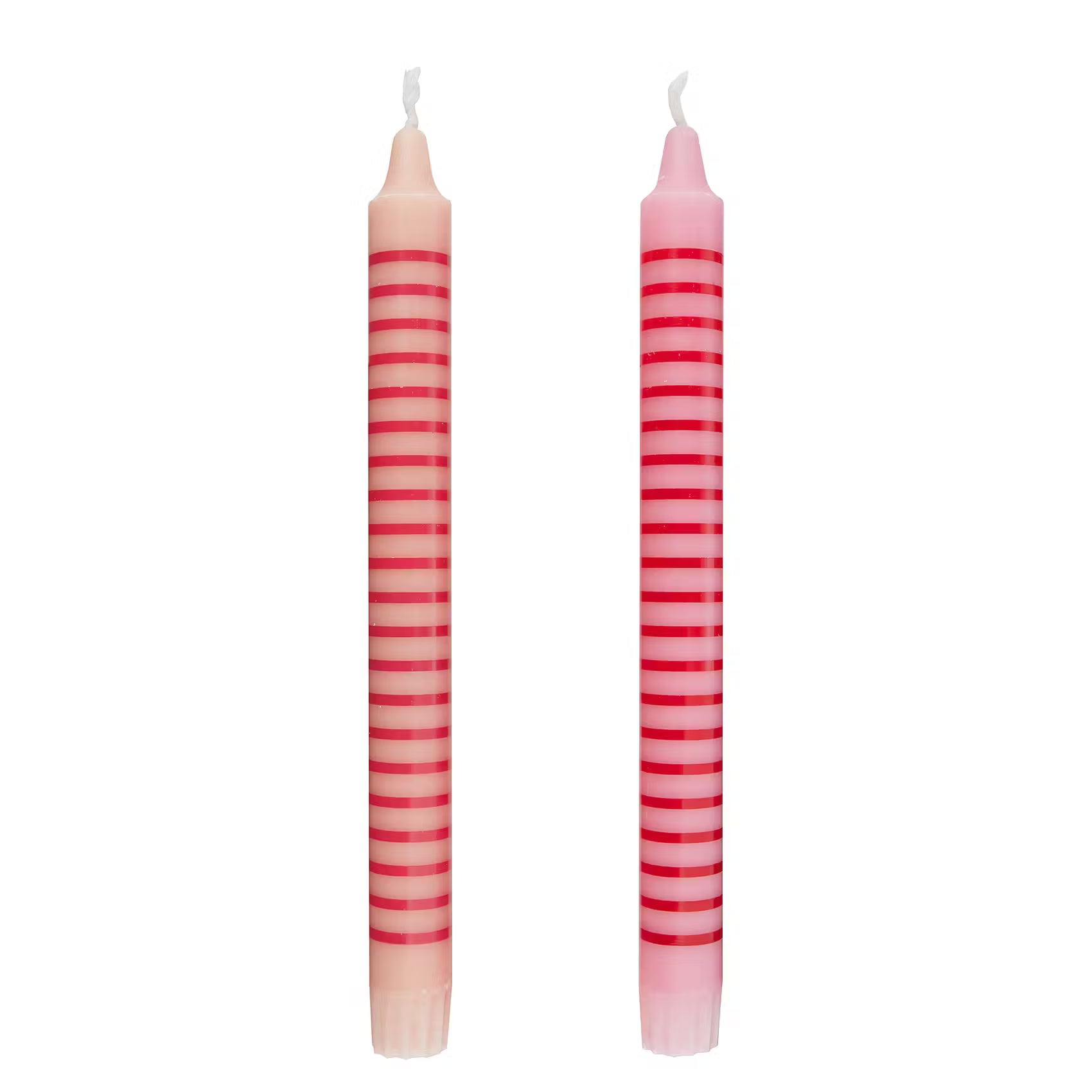 ART BOUGIE Stabkerze Streifen 2er Set