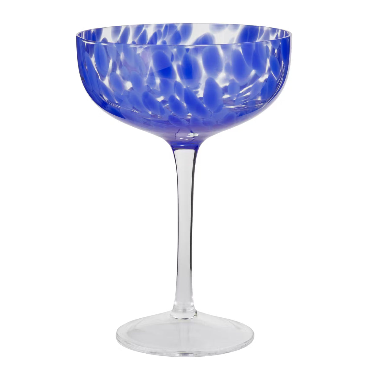 CONFETTI Cocktailglas bunt