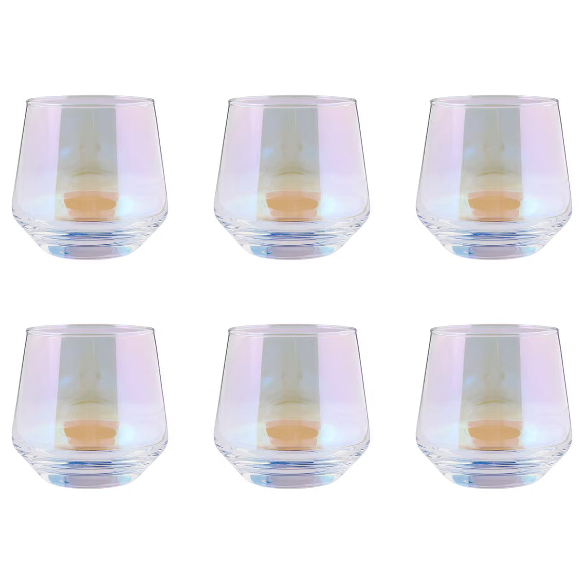 PEARL Trinkglas 6er-Set – Wohnliebe pur – BUTLERS