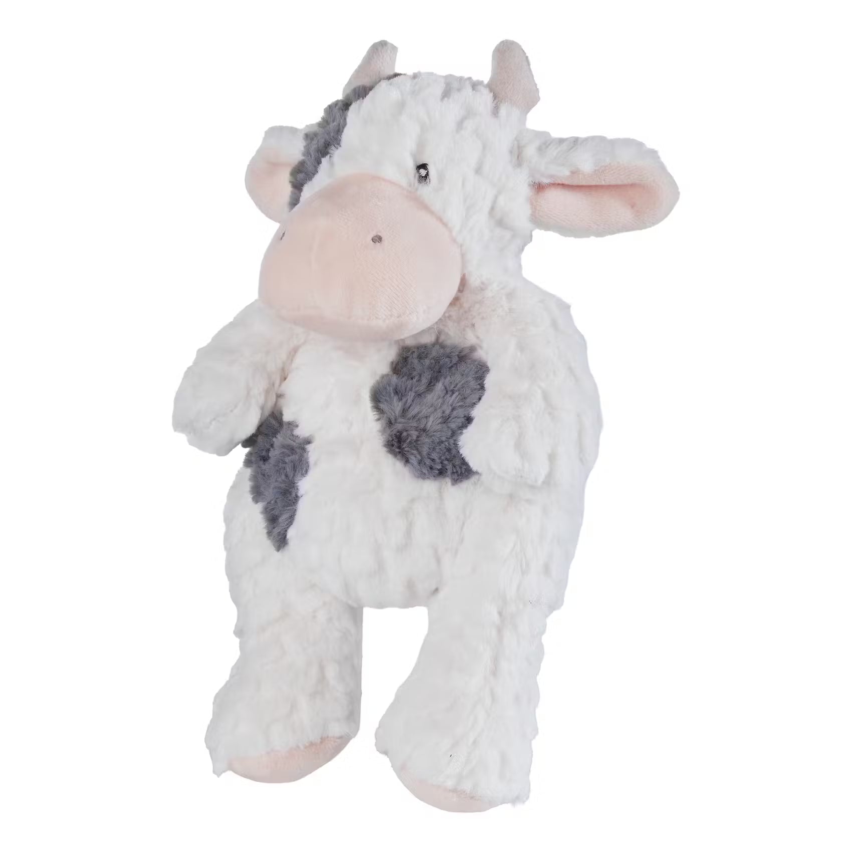 SOFT HUGS Kuscheltier Kuh - Polyester - Weiß