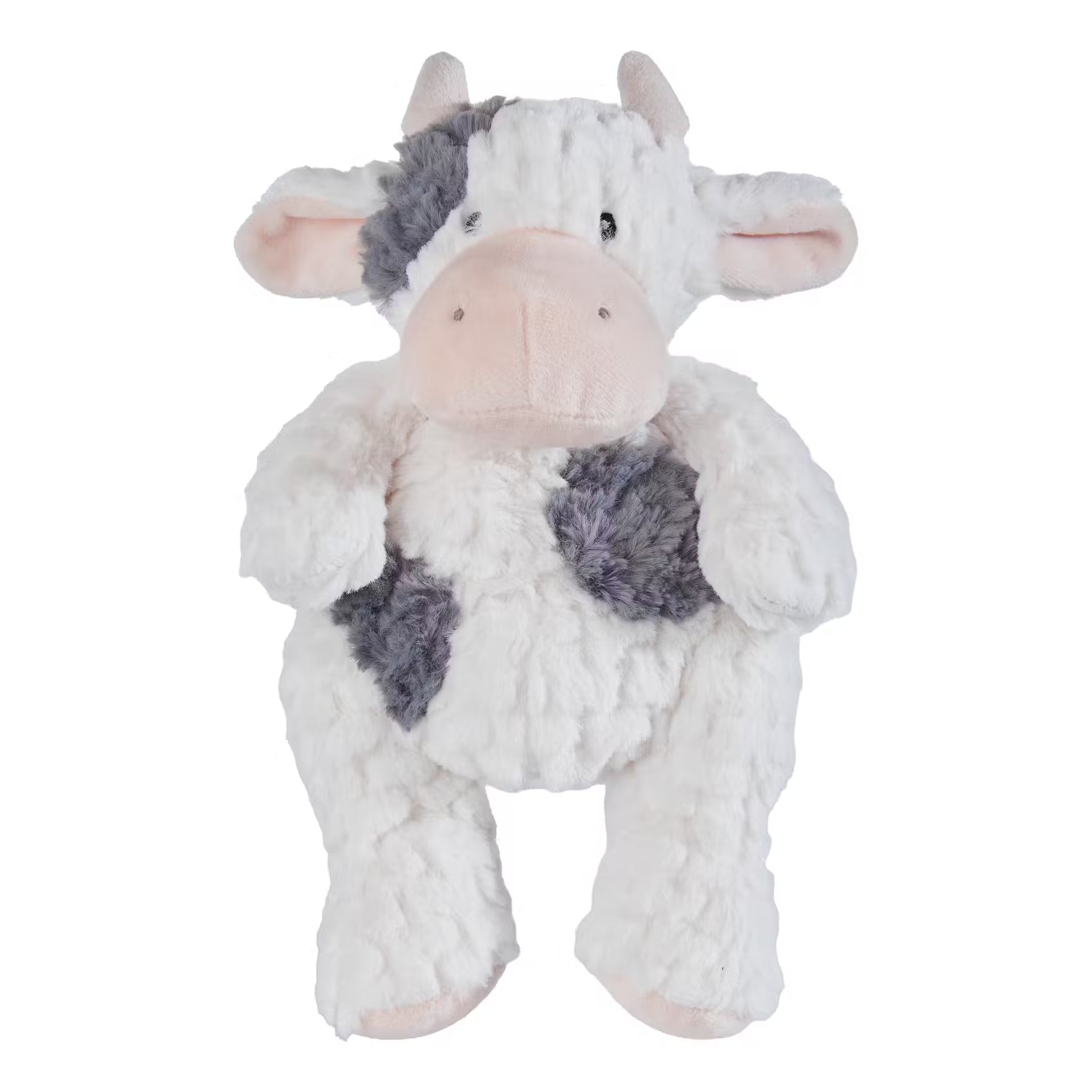 SOFT HUGS Kuscheltier Kuh - Polyester - Weiß