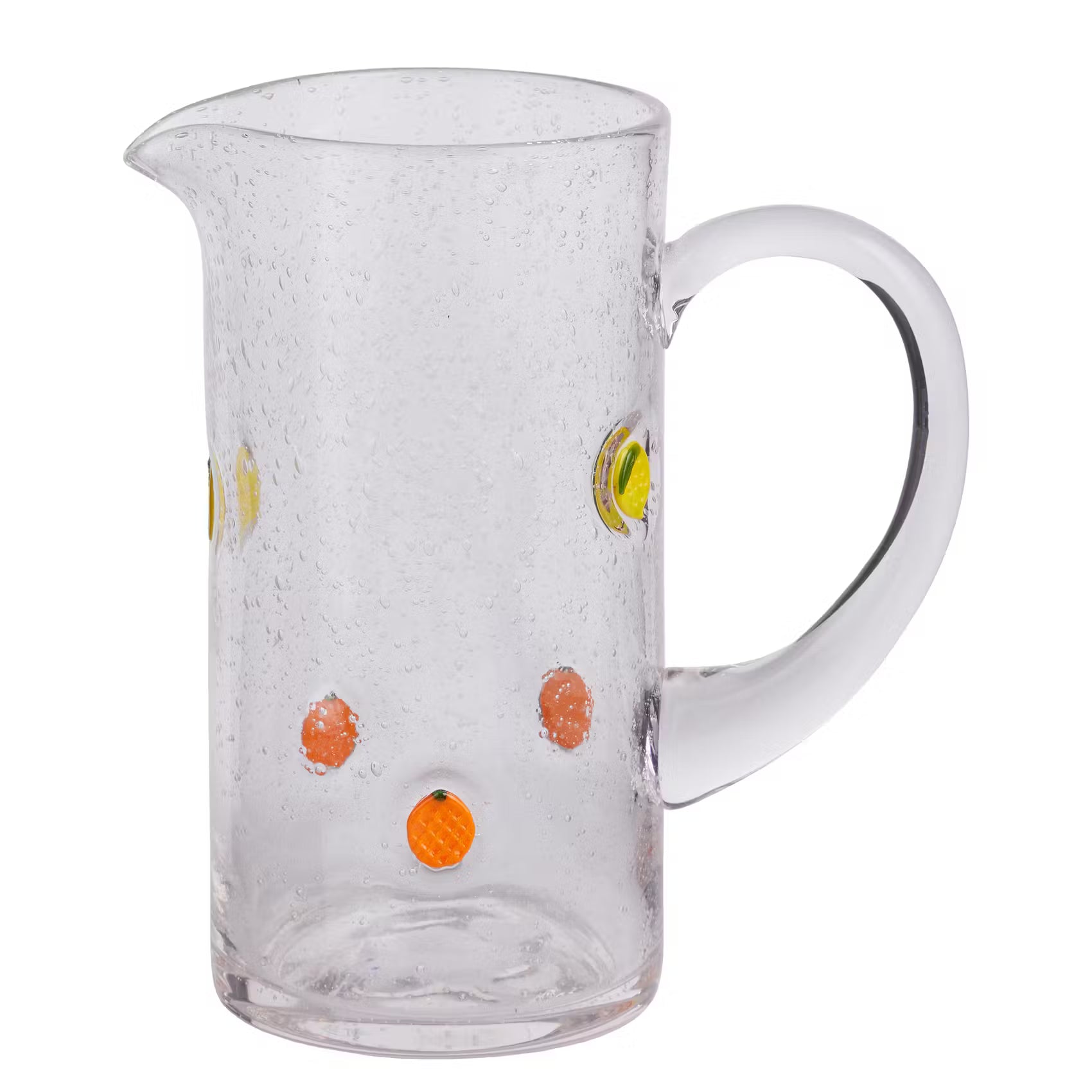 LIMO Krug Zitronen/Orangen - Glas - Transparent