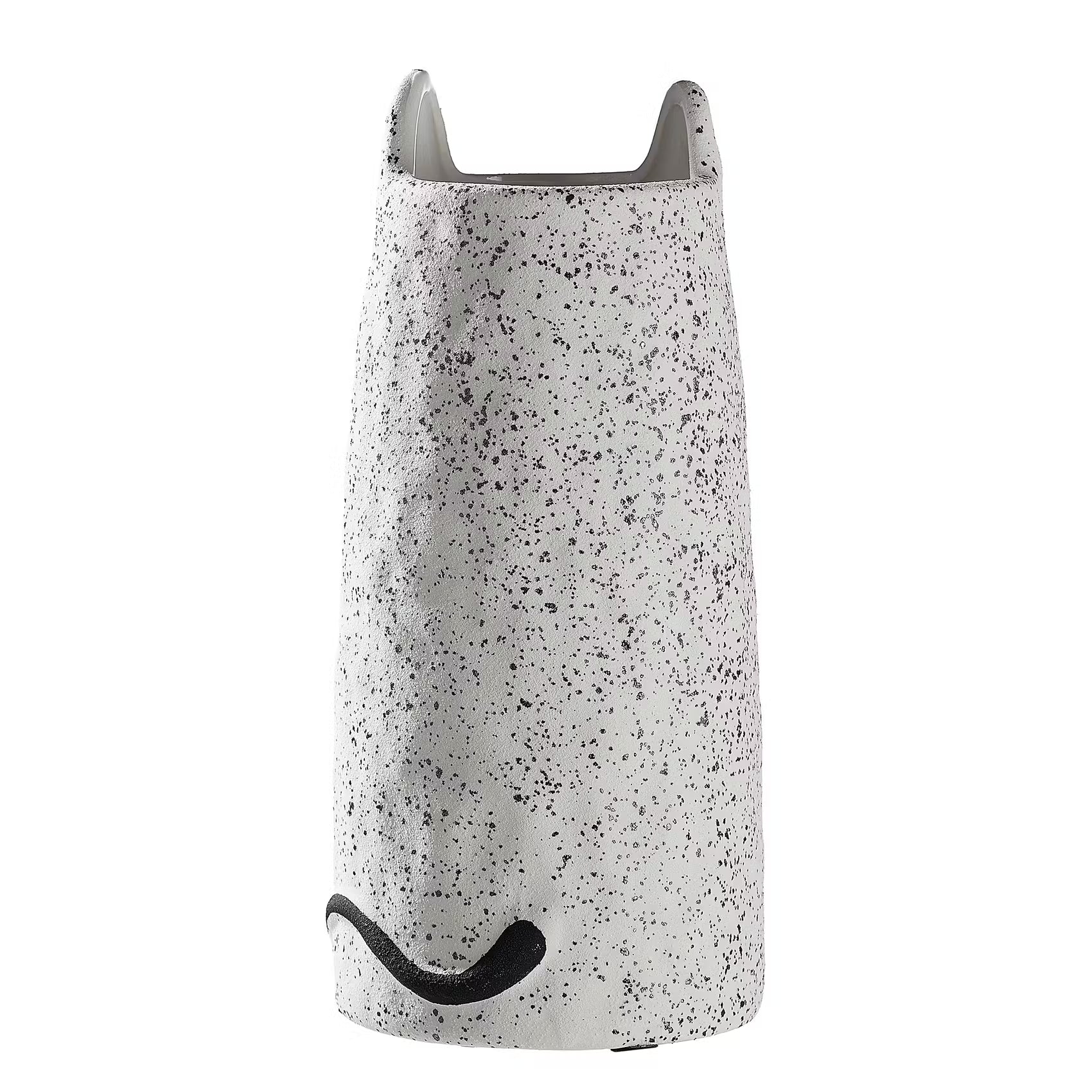 GATO Vase Katze - Steingut - Weiß - Höhe: 26 cm