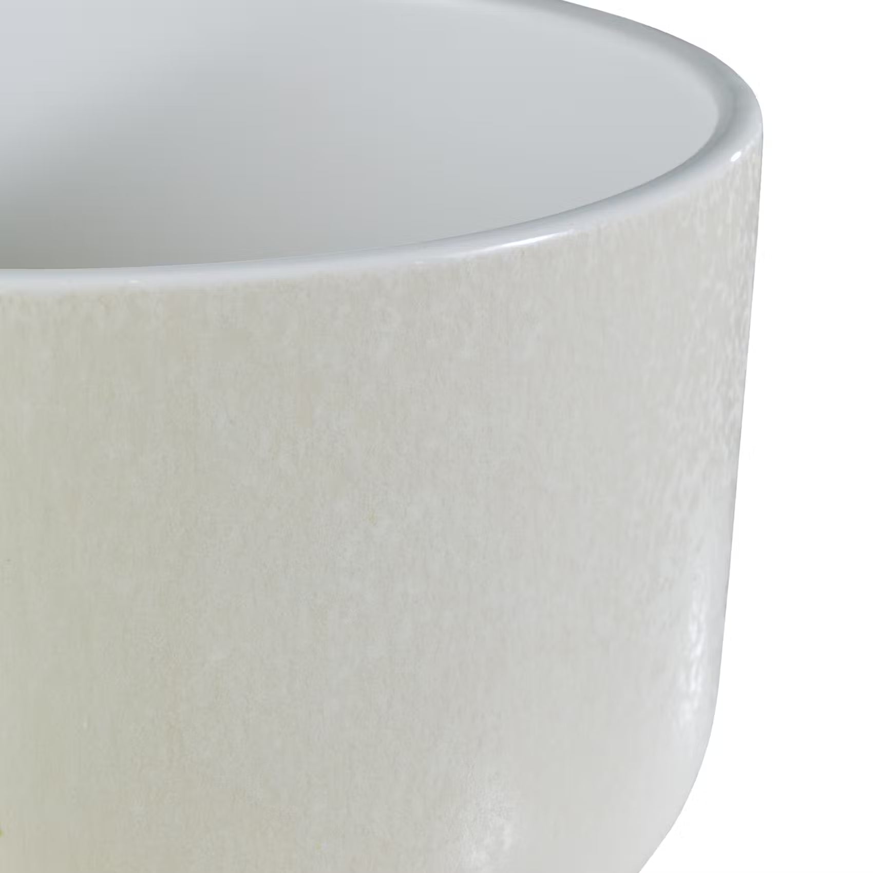 PLANT BOWL Blumentopf - Steingut - Weiß