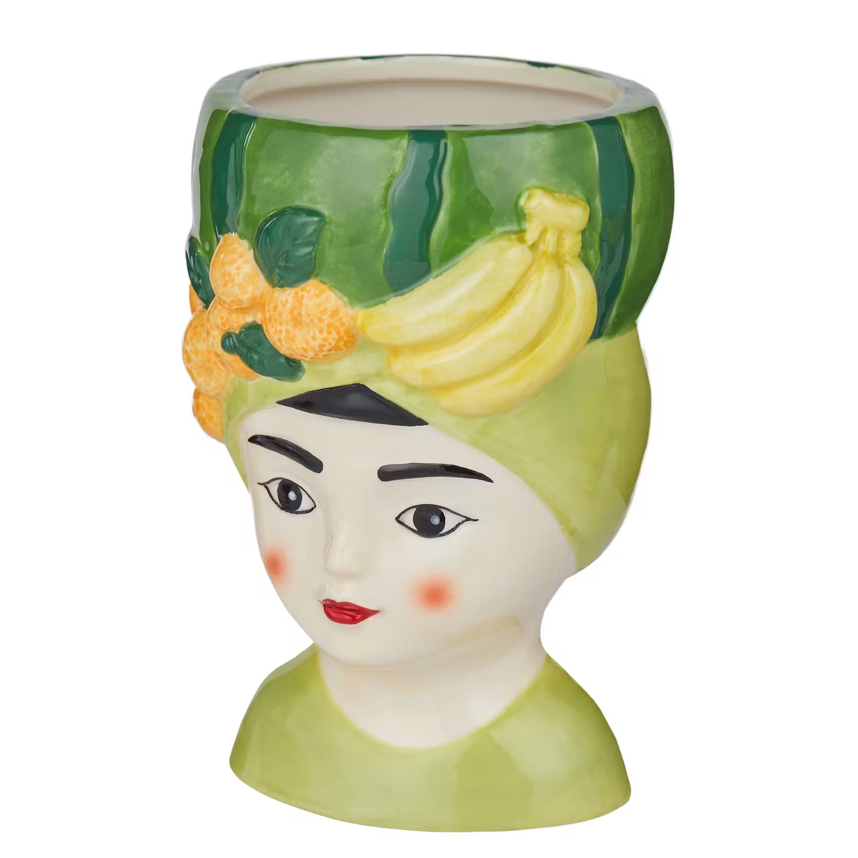 LITTLE LIMA Mini-Vase Melone - Dolomit - Grün