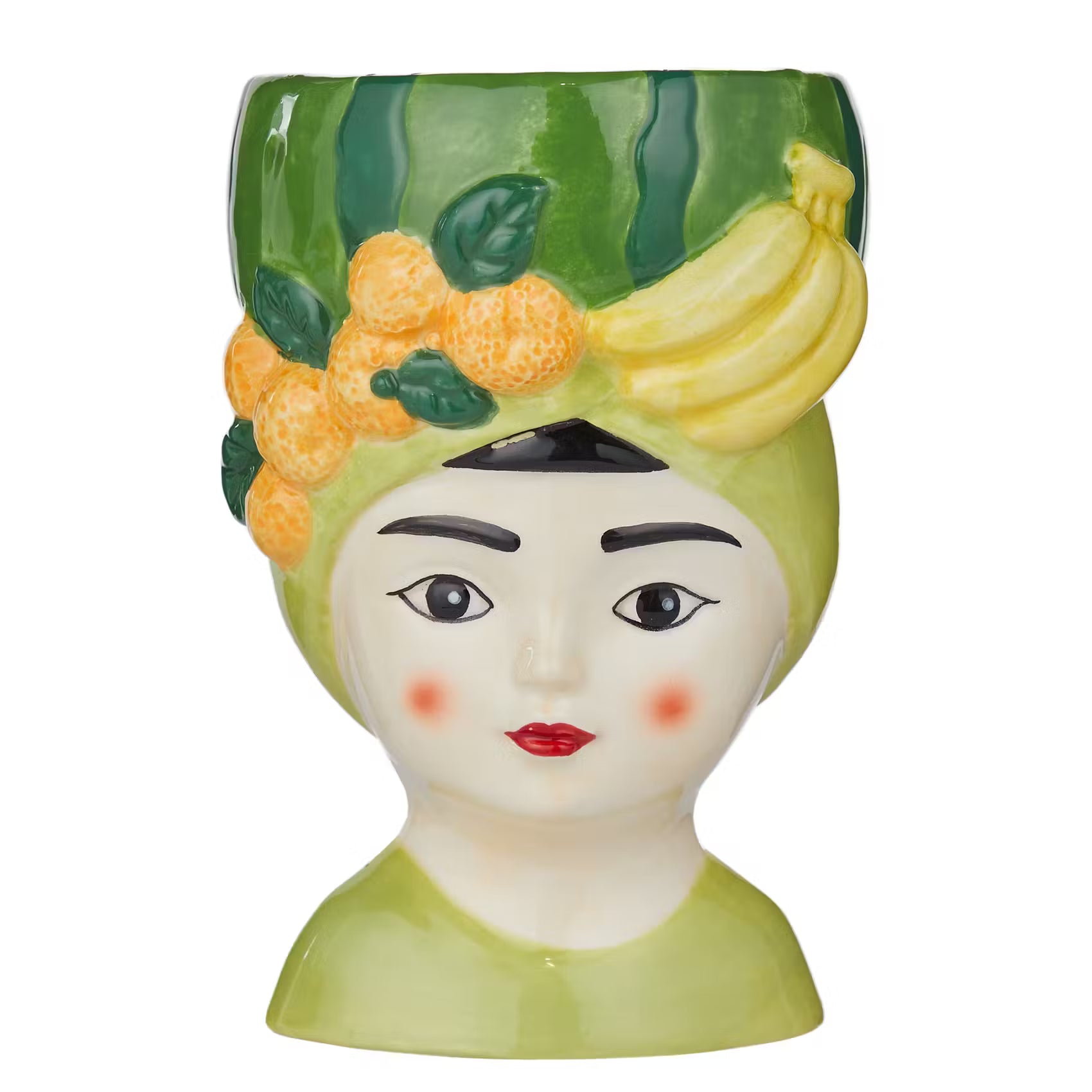 LITTLE LIMA Mini-Vase Melone - Dolomit - Grün