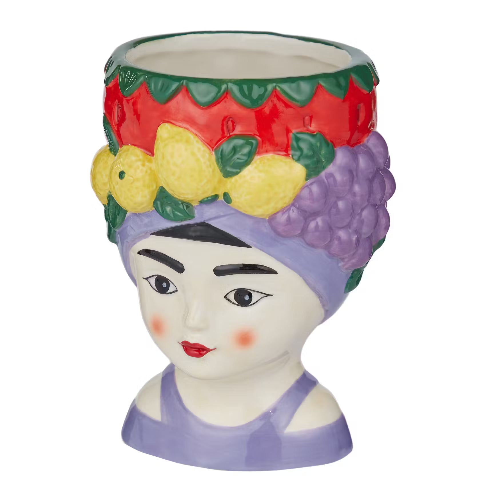 LITTLE LIMA Mini-Vase Erdbeere - Dolomit - Rot