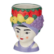 LITTLE LIMA Mini-Vase Erdbeere - Dolomit - Rot