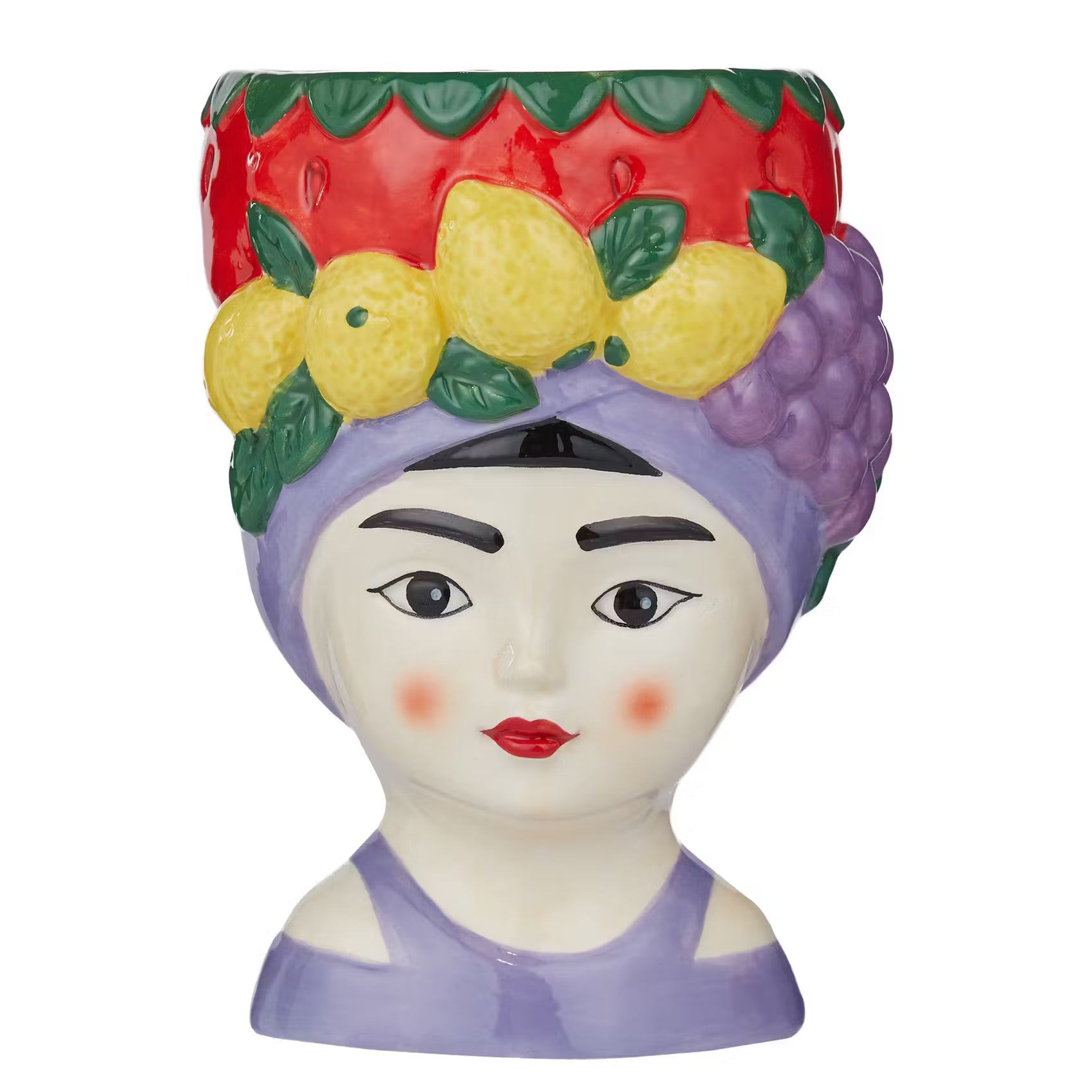LITTLE LIMA Mini-Vase Erdbeere - Dolomit - Rot