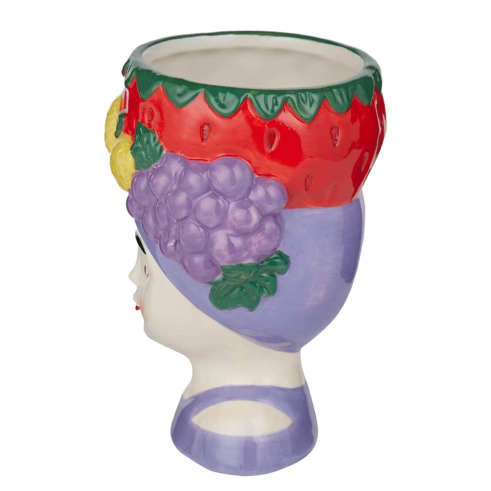 LITTLE LIMA Mini-Vase Erdbeere - Dolomit - Rot