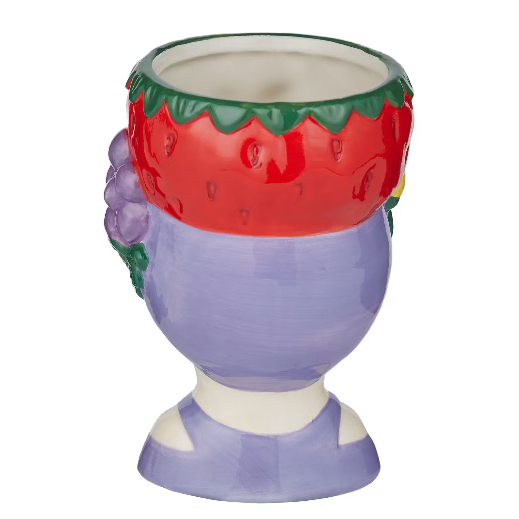 LITTLE LIMA Mini-Vase Erdbeere - Dolomit - Rot