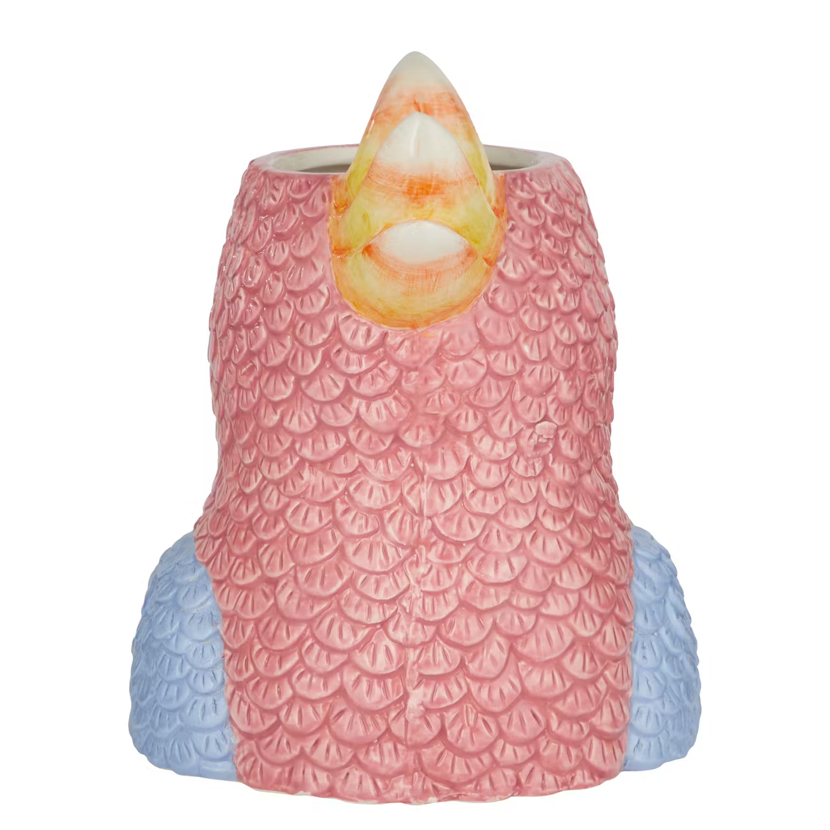 LORA Vase Papagei - Dolomit - Pastellrot
