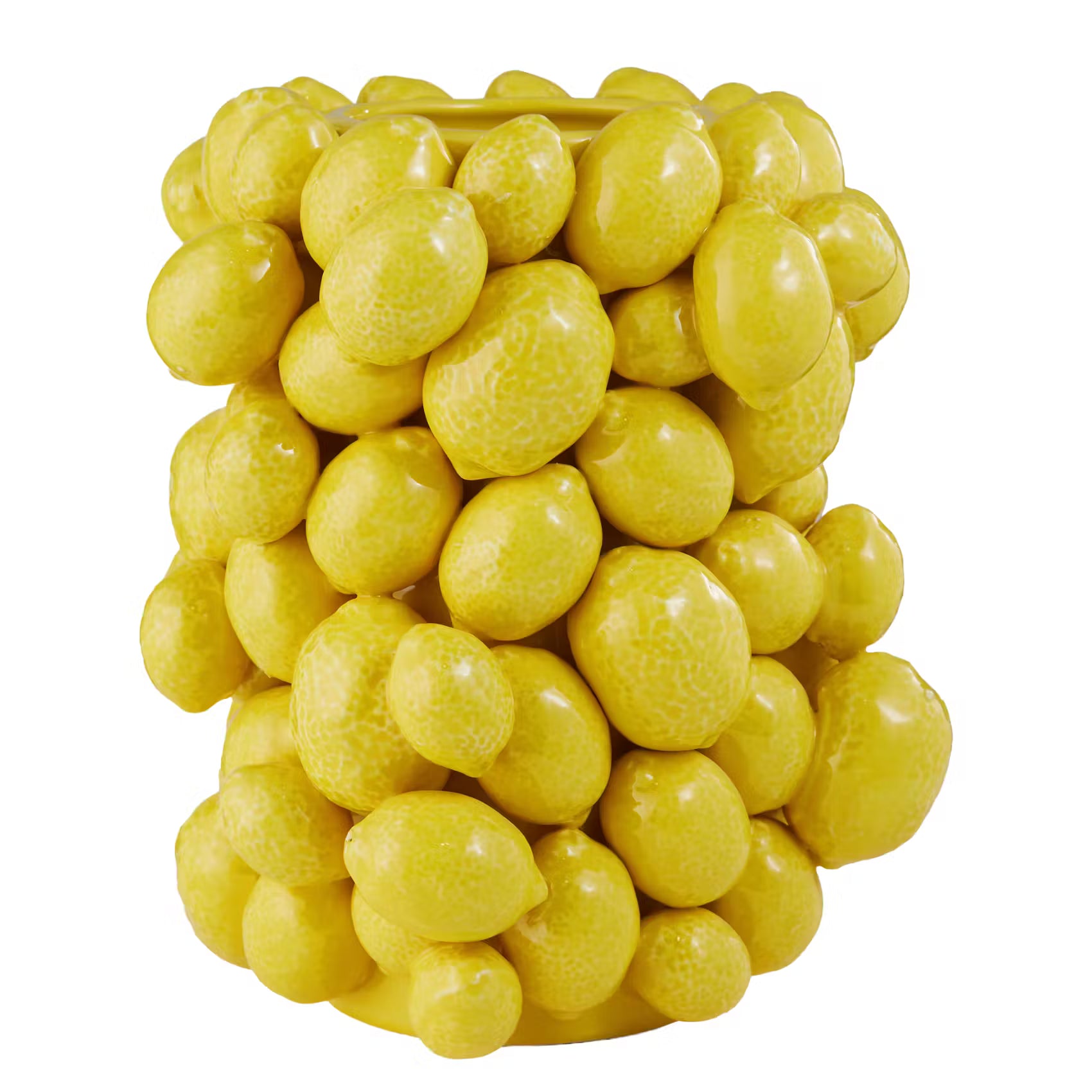 LEMON Vase Zitronen - Dolomit - Gelb