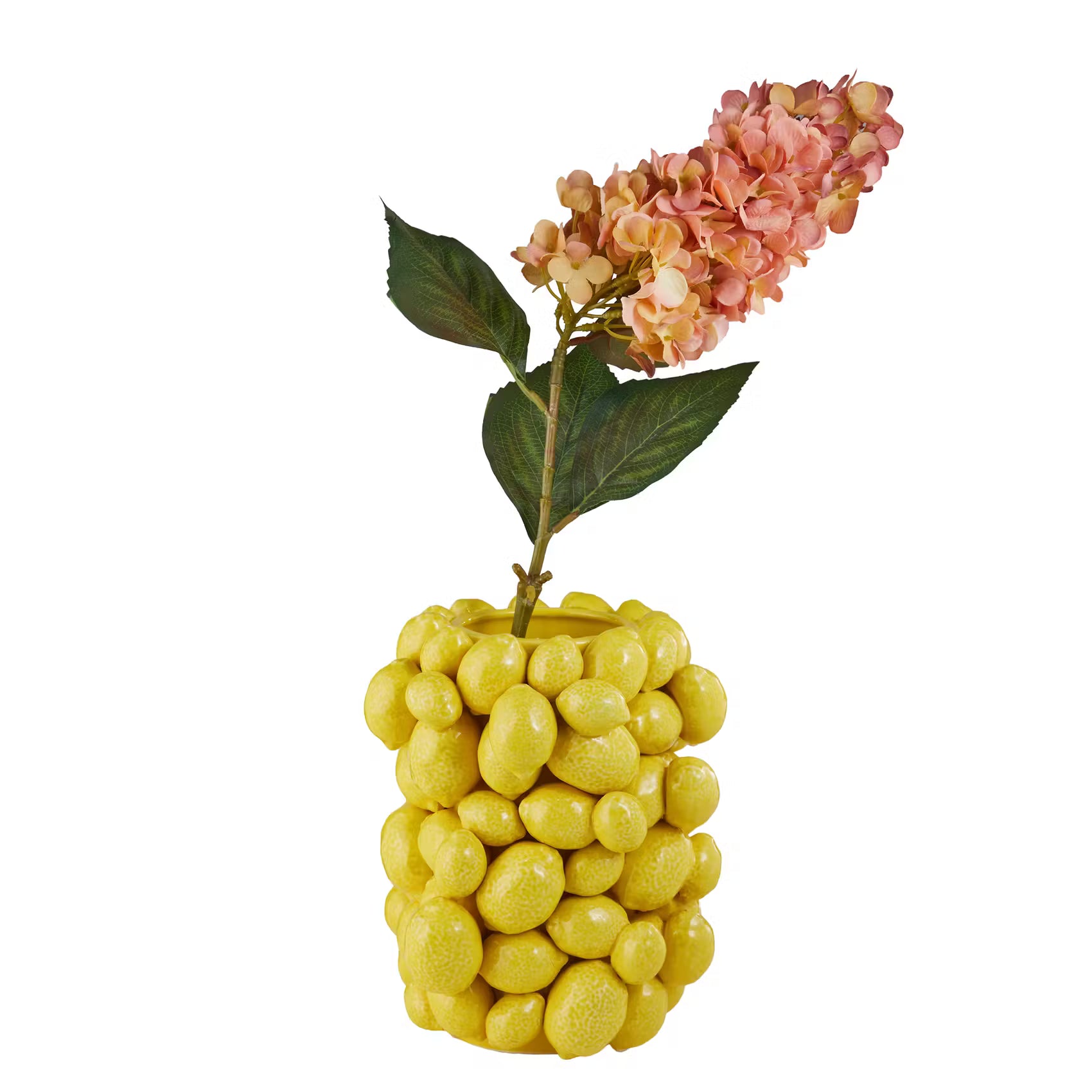 LEMON Vase Zitronen - Dolomit - Gelb