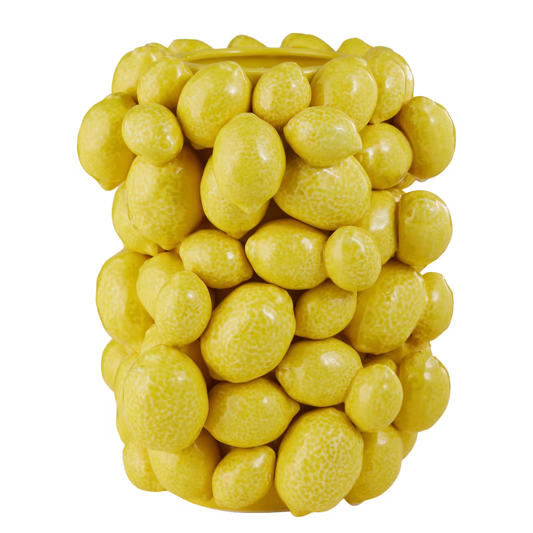 LEMON Vase Zitronen - Dolomit - Gelb
