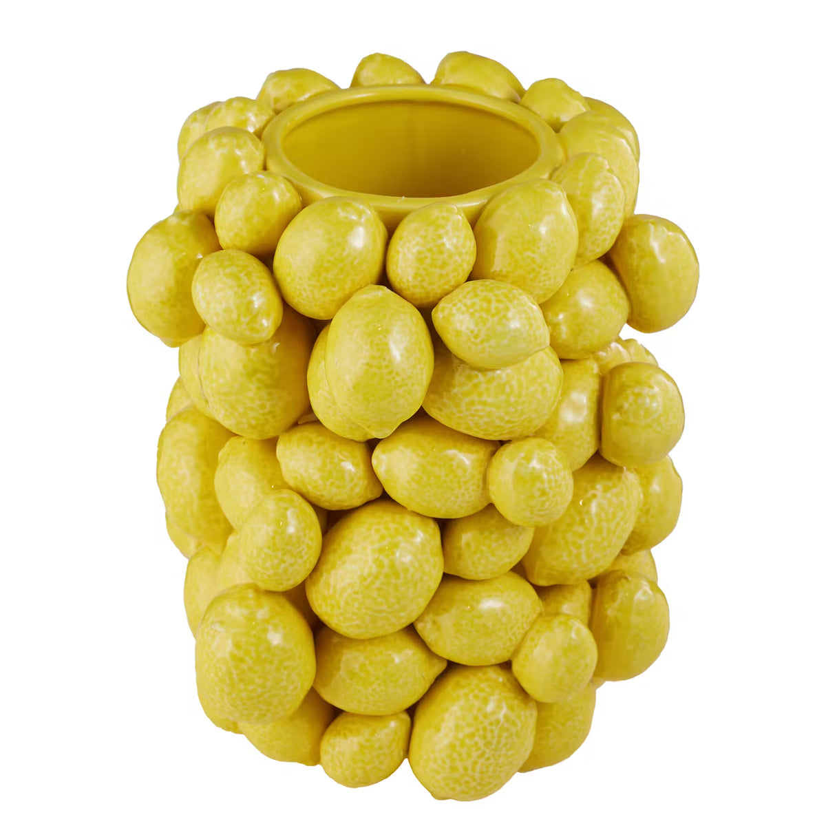 LEMON Vase Zitronen gelb Dolomit