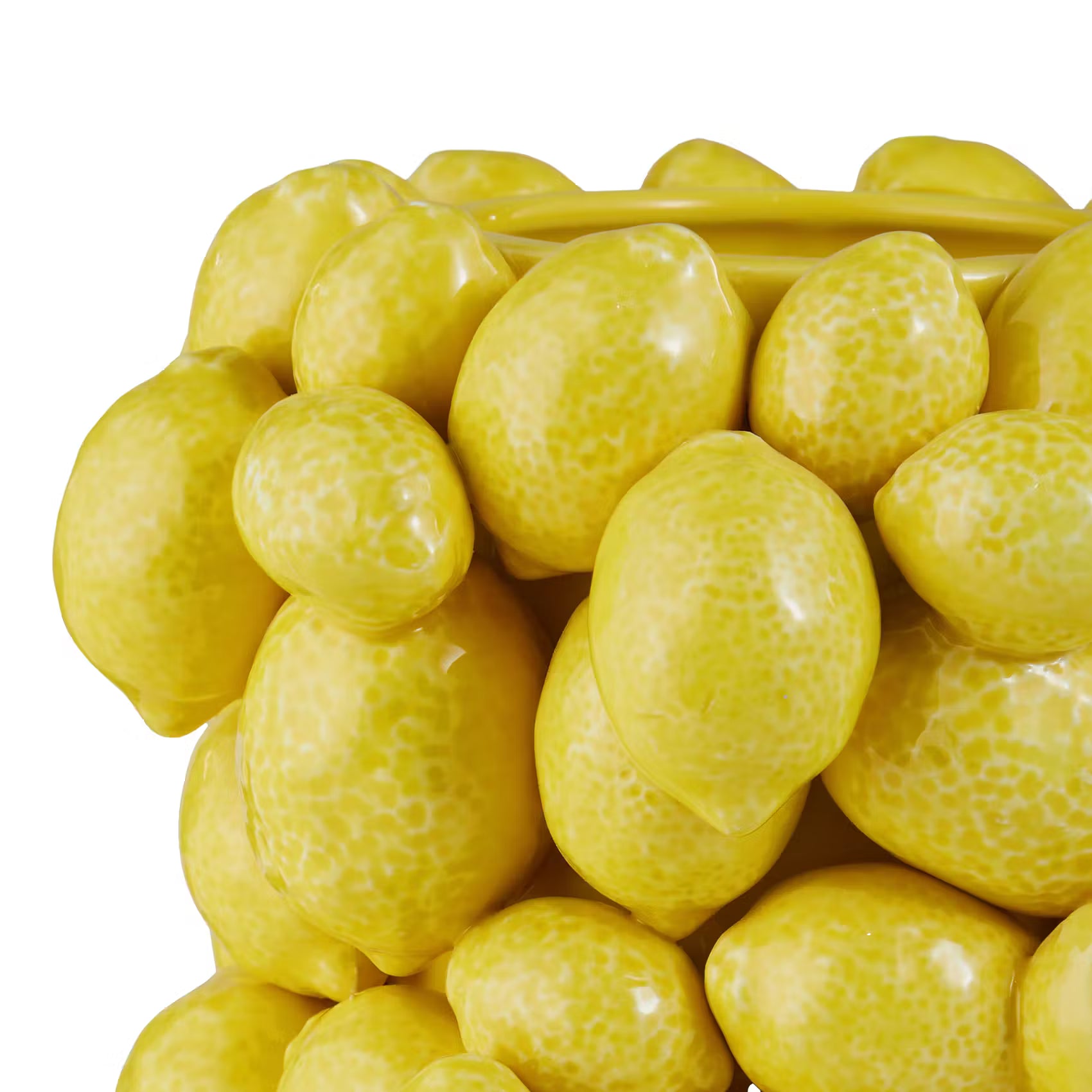 LEMON Vase Zitronen - Dolomit - Gelb