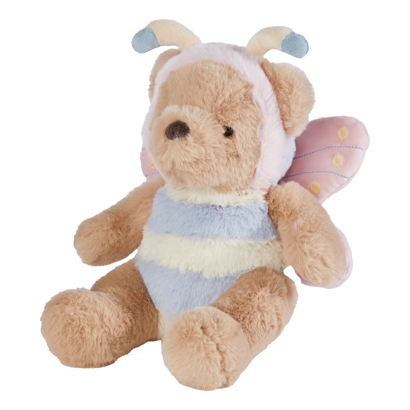 SOFT HUGS Kuscheltier Bär mit Flügel - Polyester - Hellbraun