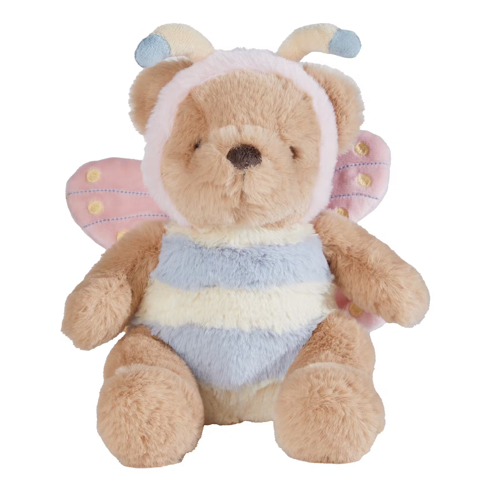 SOFT HUGS Kuscheltier Bär mit Flügel - Polyester - Hellbraun