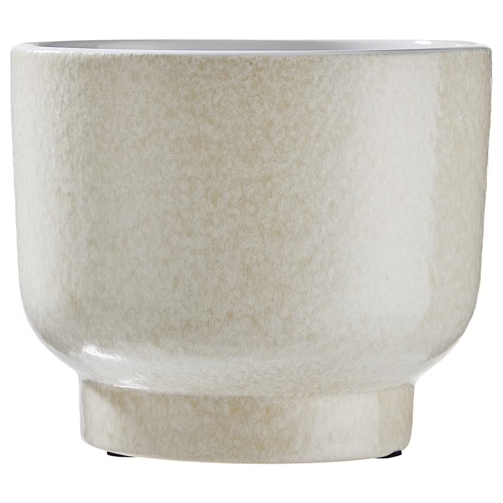 PLANT BOWL Blumentopf - Steingut - Weiß