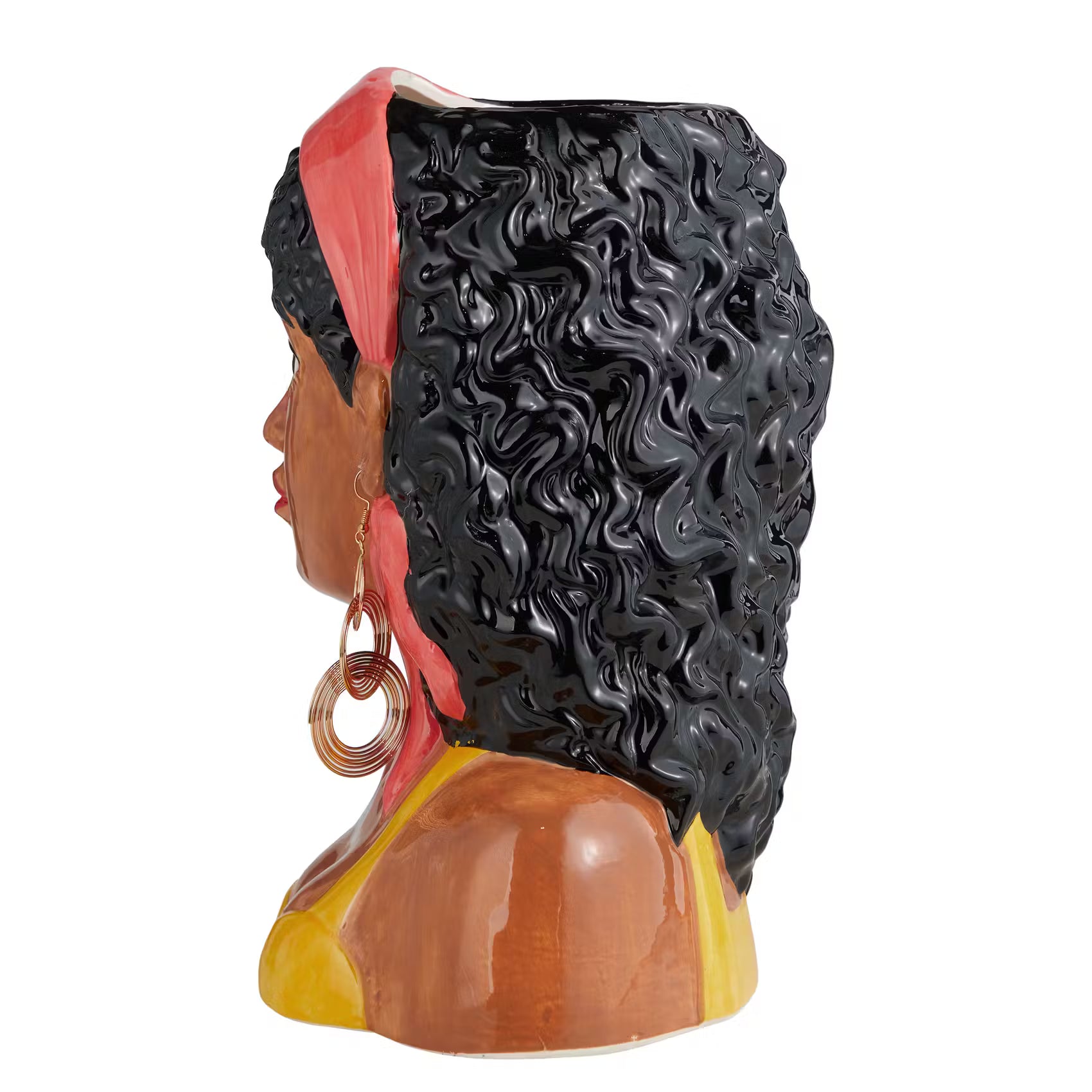 PAOLA figurative Vase - Dolomit - Gelb