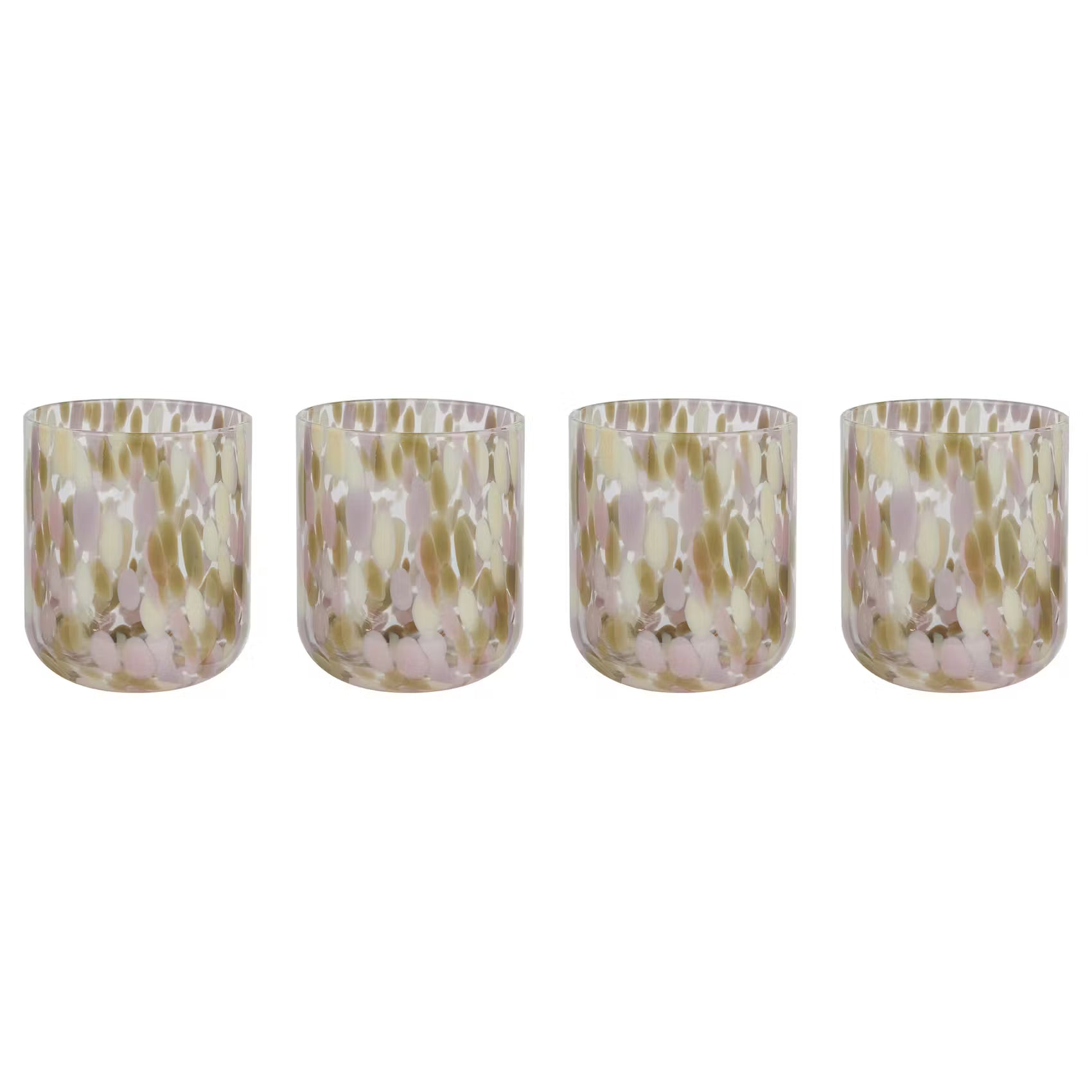 CONFETTI Trinkglas 4er-Set