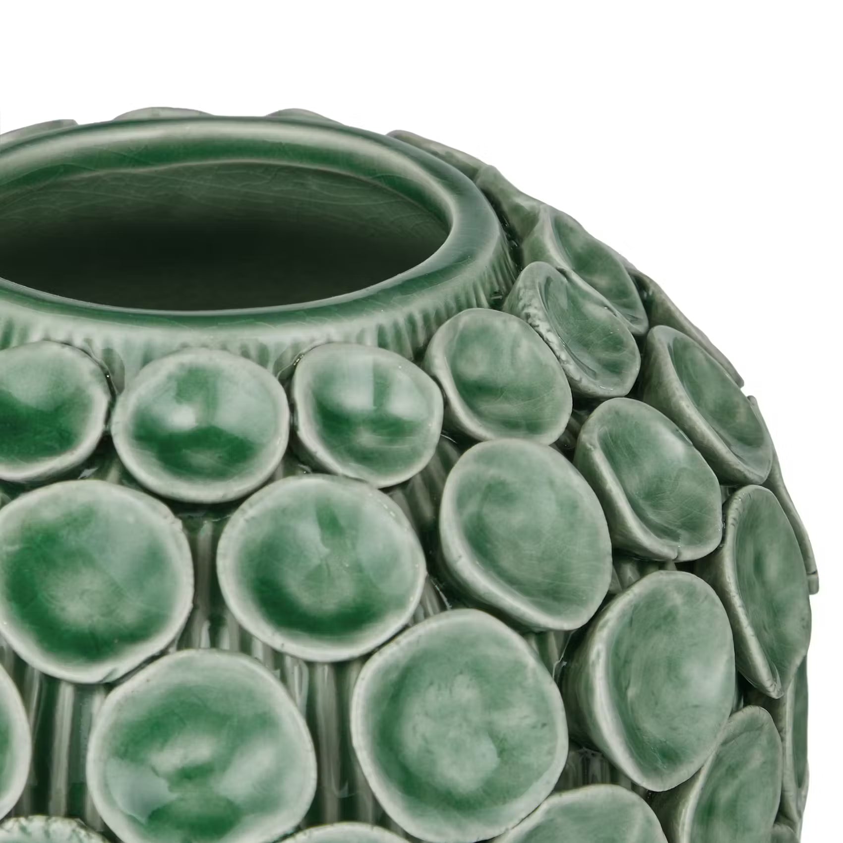 ENCHANTED FOREST Vase - Dolomit - Türkis