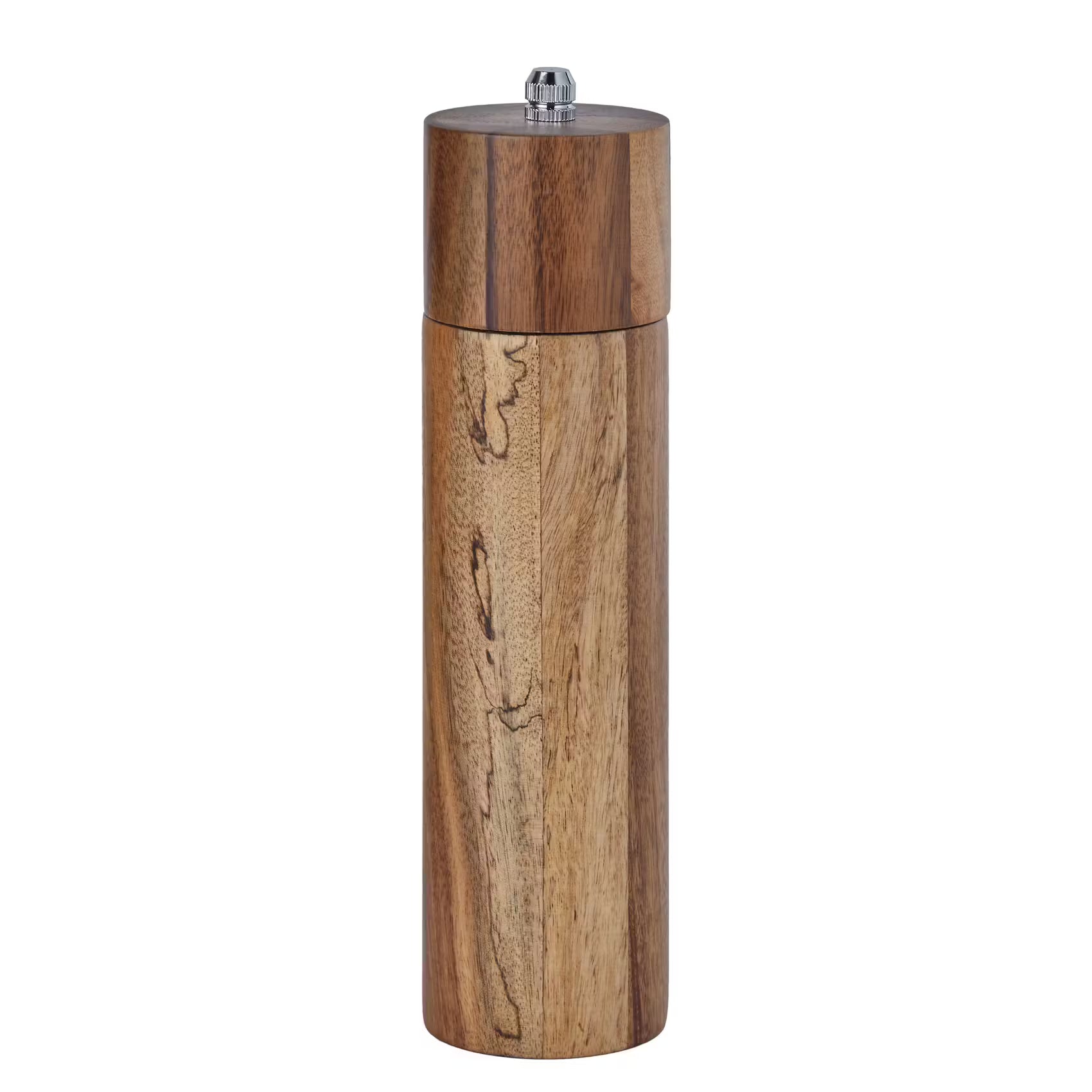 ACACIA Salz- & Pfeffermühle - Akazienholz/Edelstahl/Keramikmahlwerk - Braun - Höhe: 22 cm