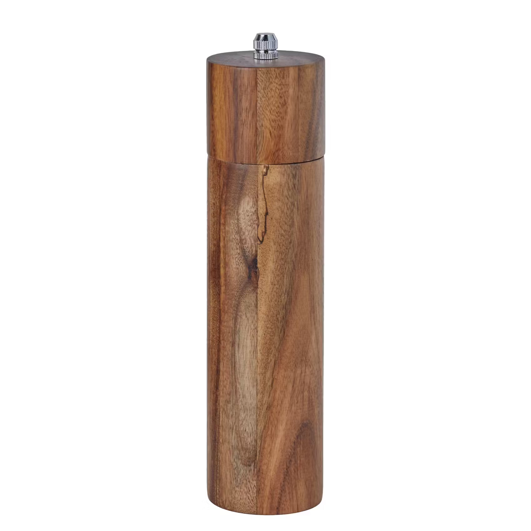 ACACIA Salz- & Pfeffermühle - Akazienholz/Edelstahl/Keramikmahlwerk - Braun - Höhe: 22 cm