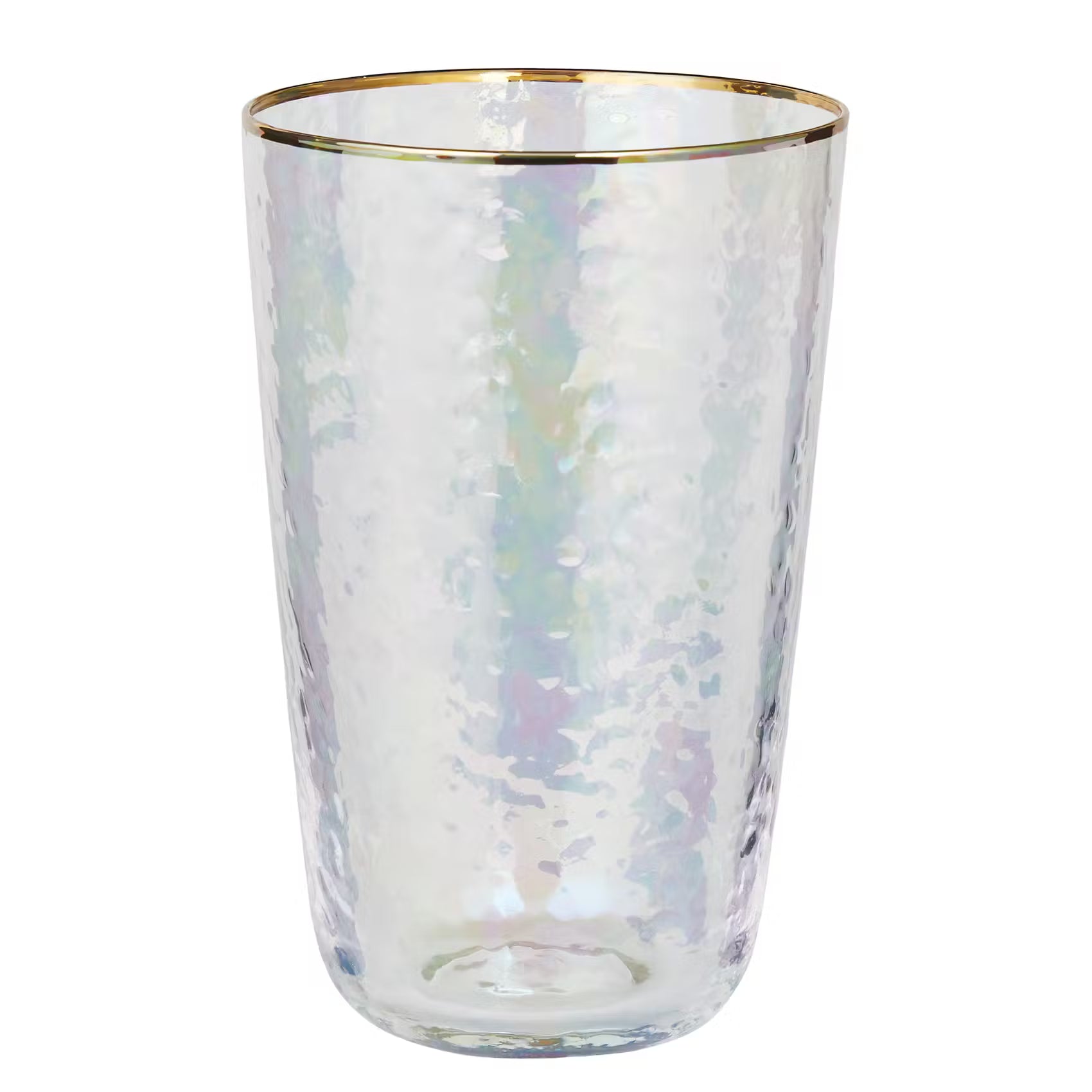SMERALDA Longdrinkglas mit Goldrand 6er-Set - Glas - Transparent