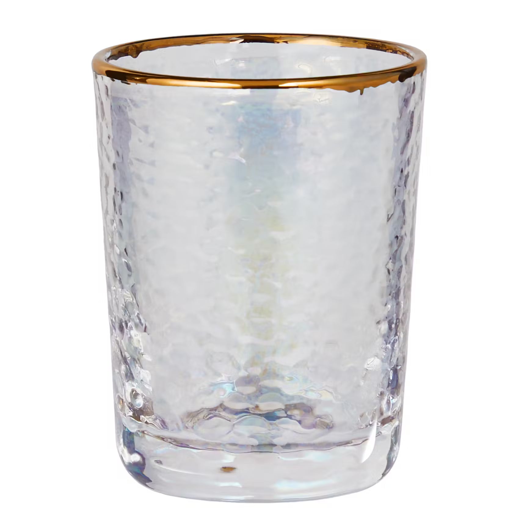 SMERALDA Shotglas mit Goldrand 6er-Set - Glas - Transparent