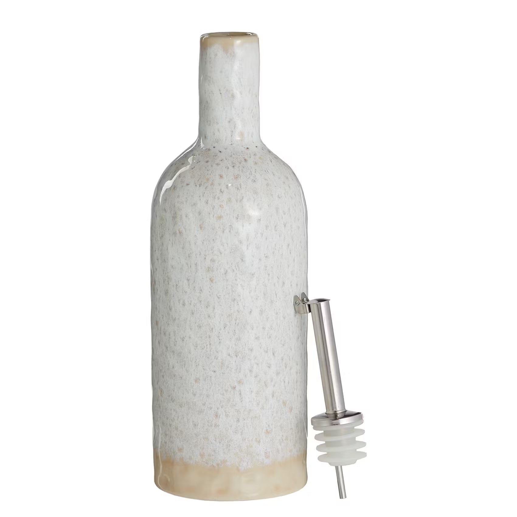 PORTIMAO Öl & Essigflasche - Steinzeug - Beige