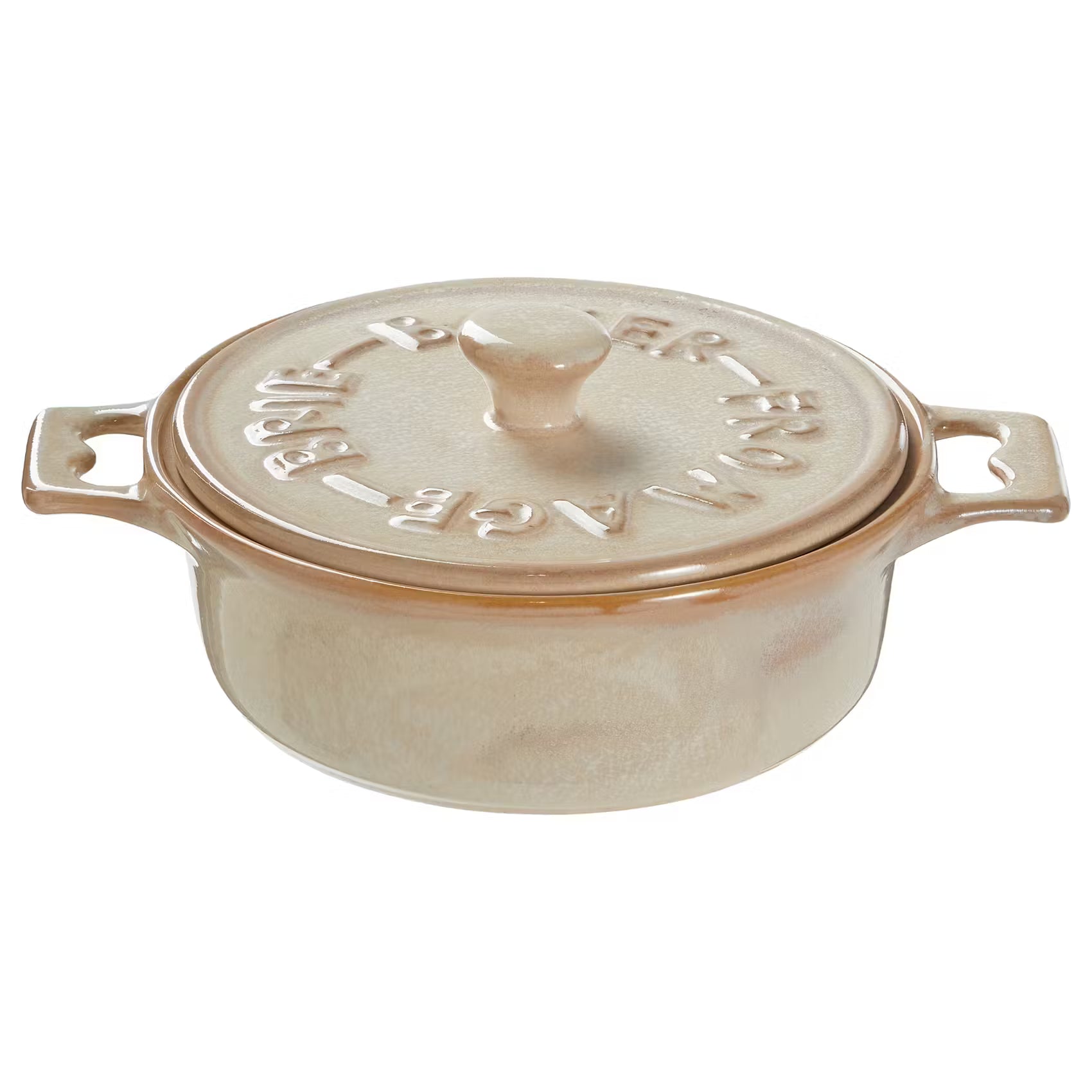 PORTIMAO Auflaufform Käse - Steinzeug - Beige