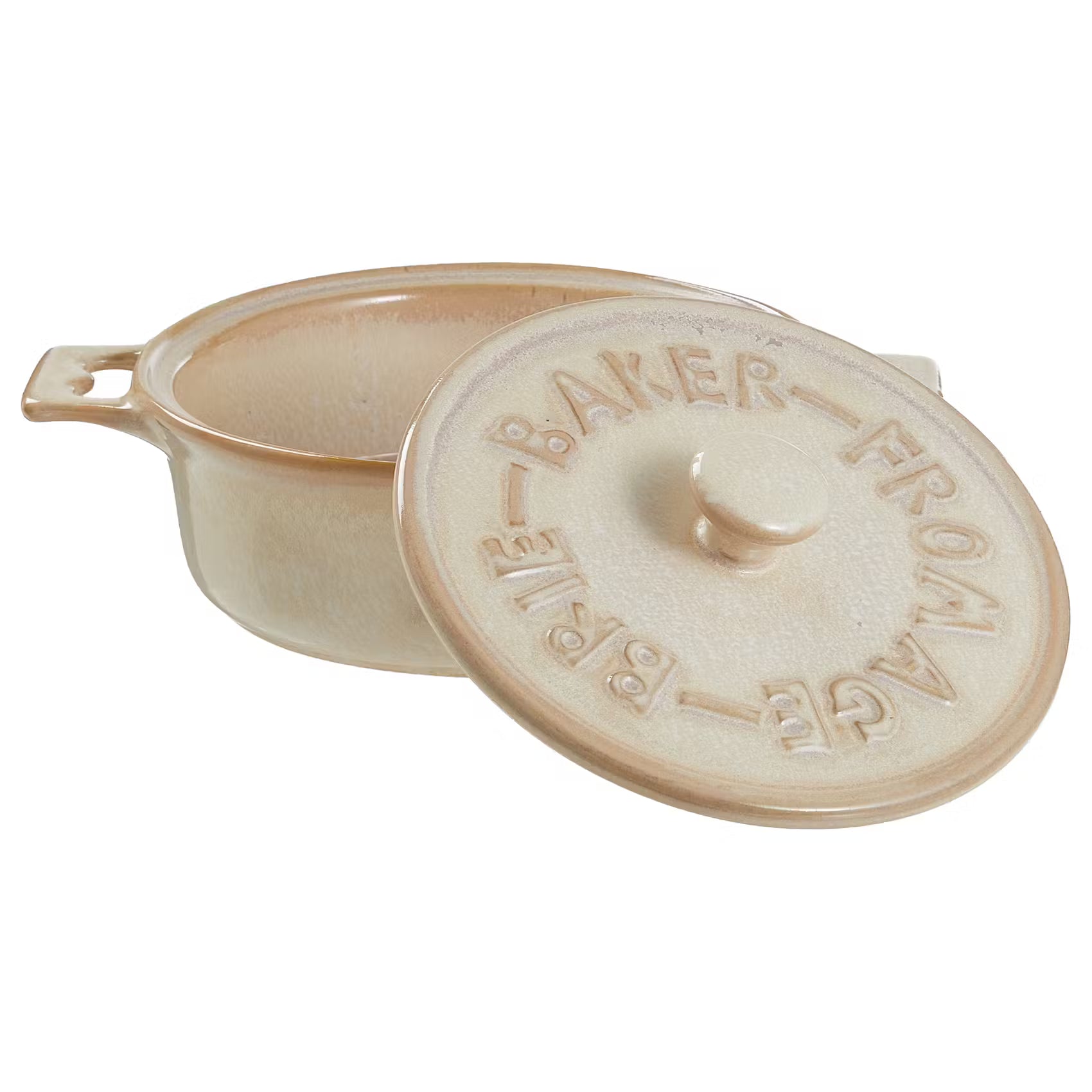 PORTIMAO Auflaufform Käse - Steinzeug - Beige