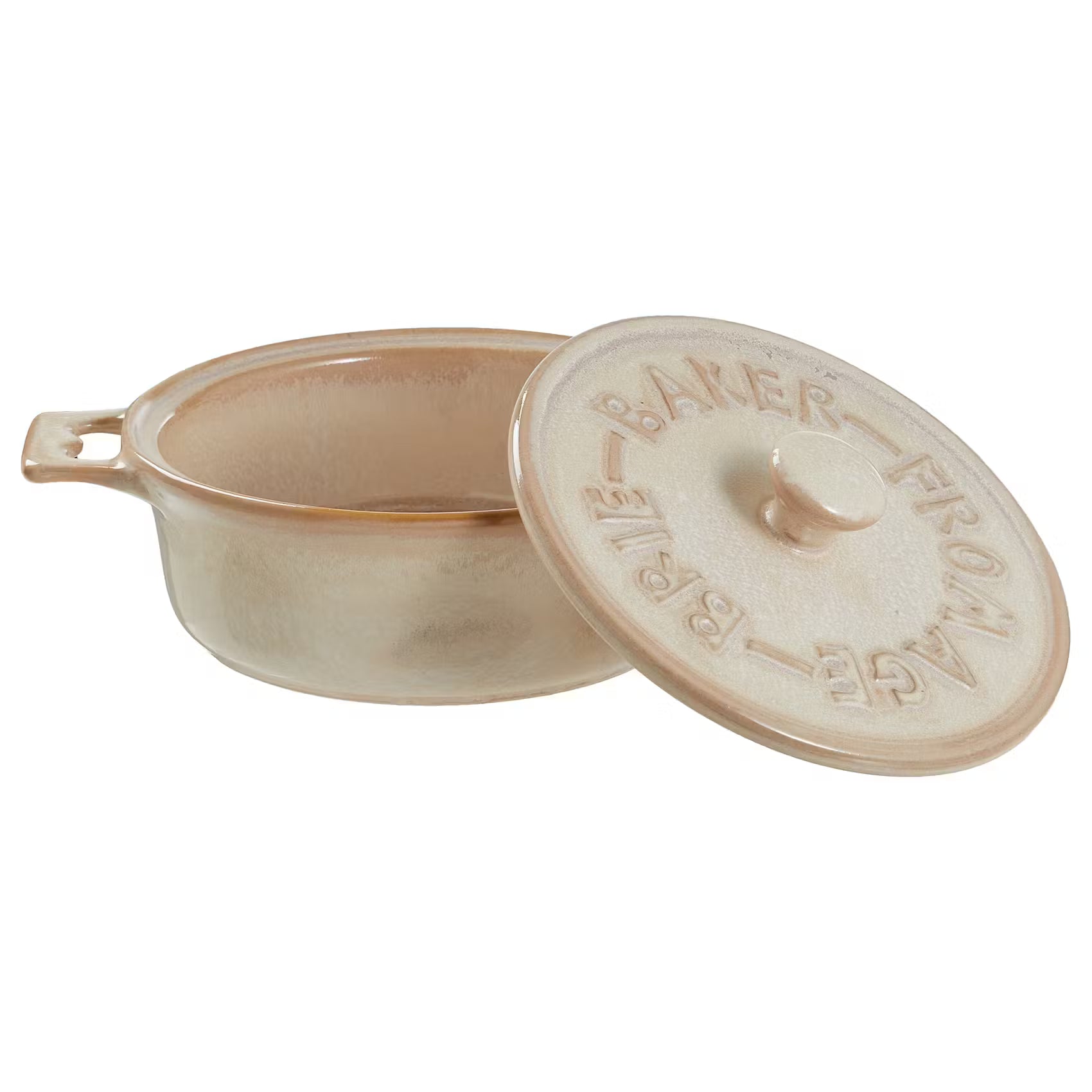 PORTIMAO Auflaufform Käse - Steinzeug - Beige
