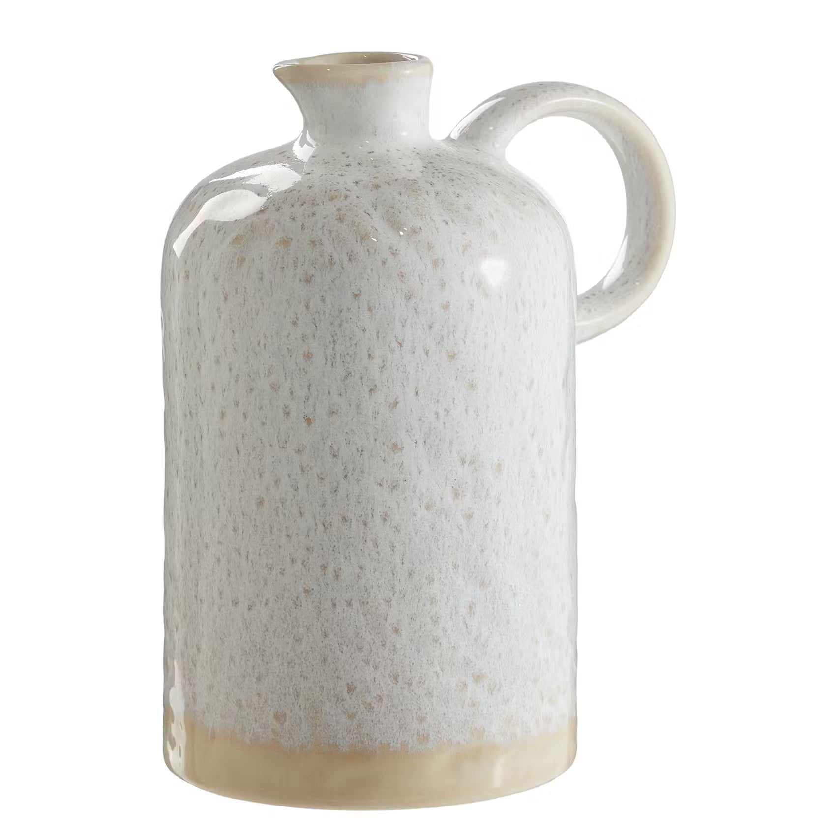 PORTIMAO Ölflasche mit Korkdeckel - Steinzeug - Beige