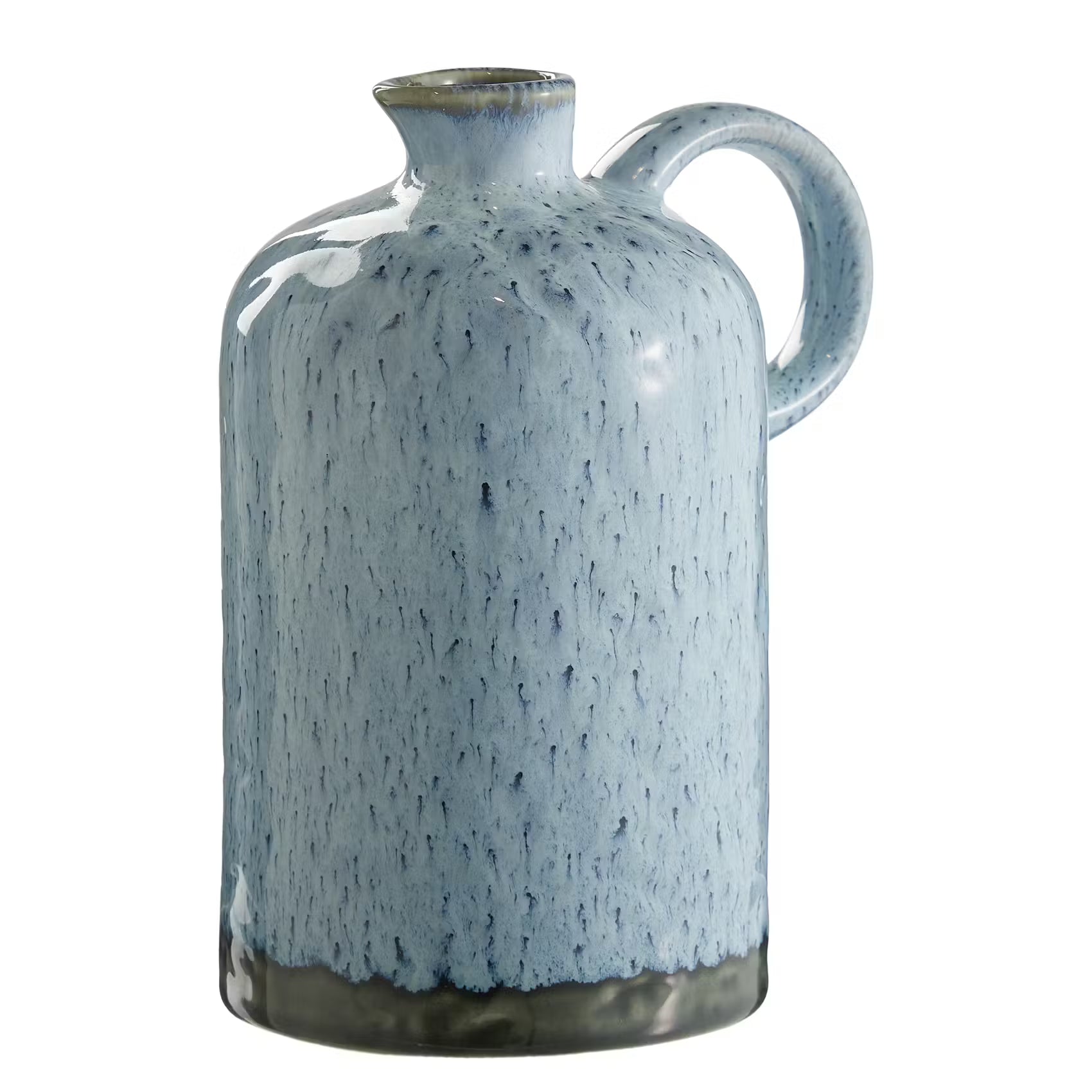 PORTIMAO Ölflasche mit Korkdeckel - Steinzeug - Blau