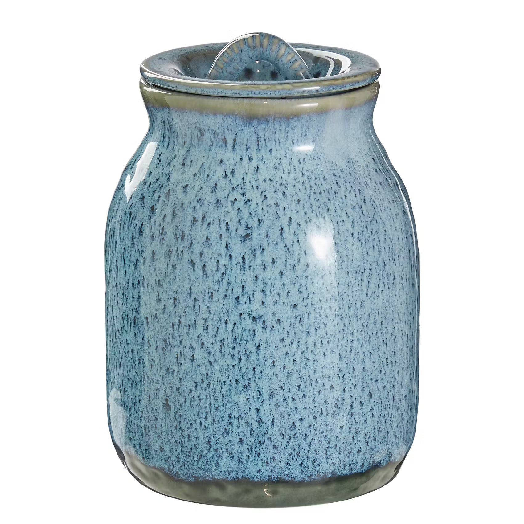 PORTIMAO Aufbewahrungsdose - Steinzeug - Blau - 11 x 15 cm