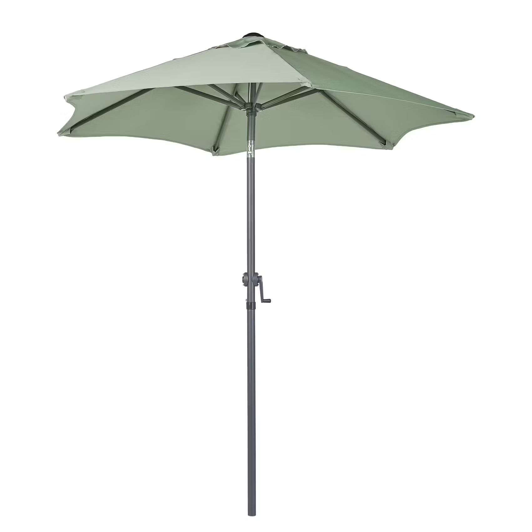 SIESTA Sonnenschirm rund - Polyester - Grün - Grün - Durchmesser: 180 cm