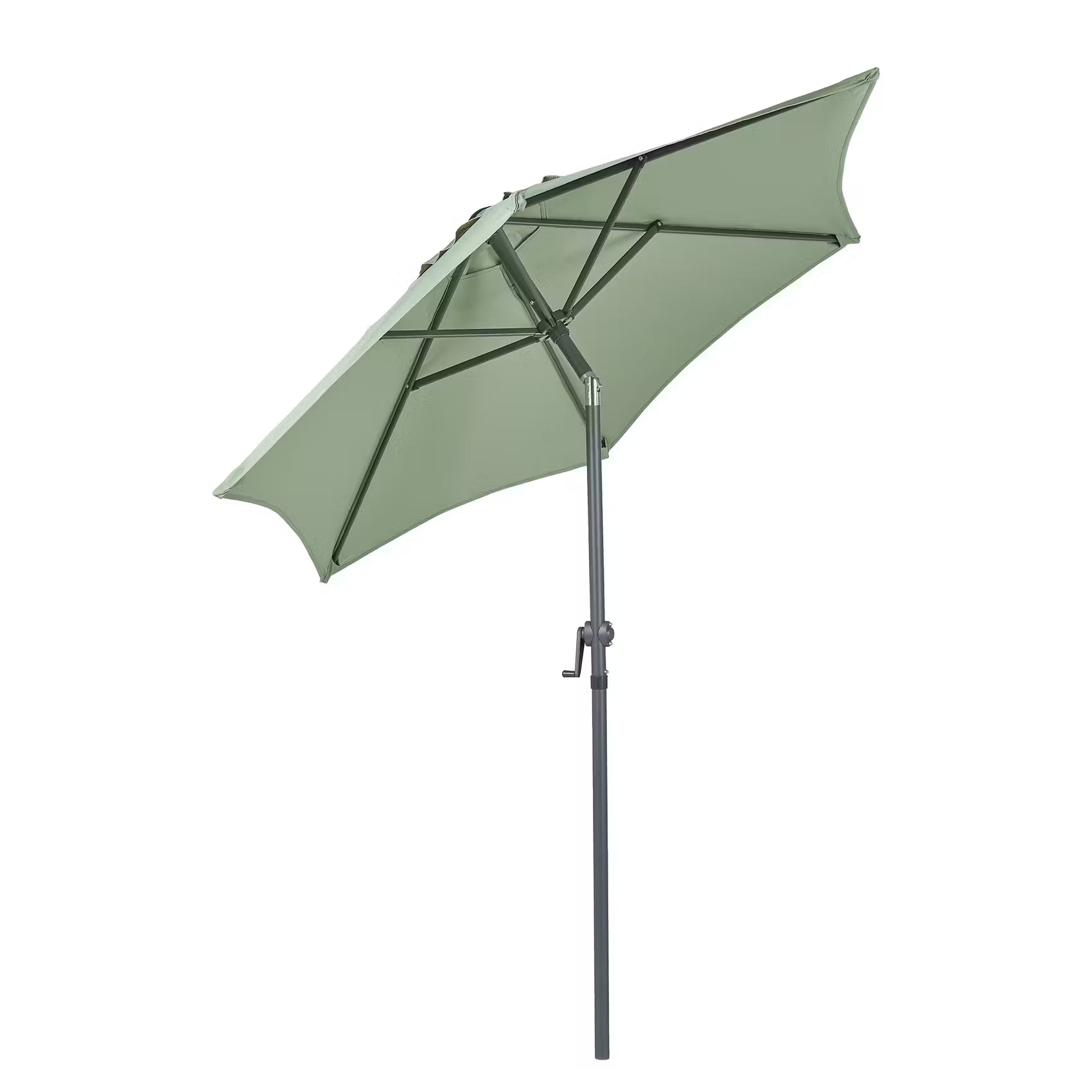 SIESTA Sonnenschirm rund - Polyester - Grün - Grün - Durchmesser: 180 cm