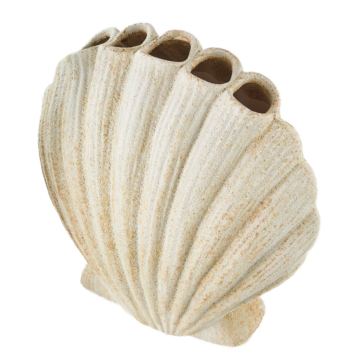 CORAL COAST Vase Muschel aus Steingut